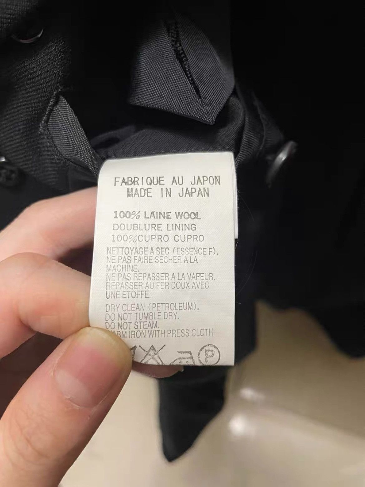 Yohji Yamamoto Yohji Yamamoto Pour Homme 08AW Leather Logo Neck Jacket-250 Size US M / EU 48-50 / 2 - 7 Thumbnail