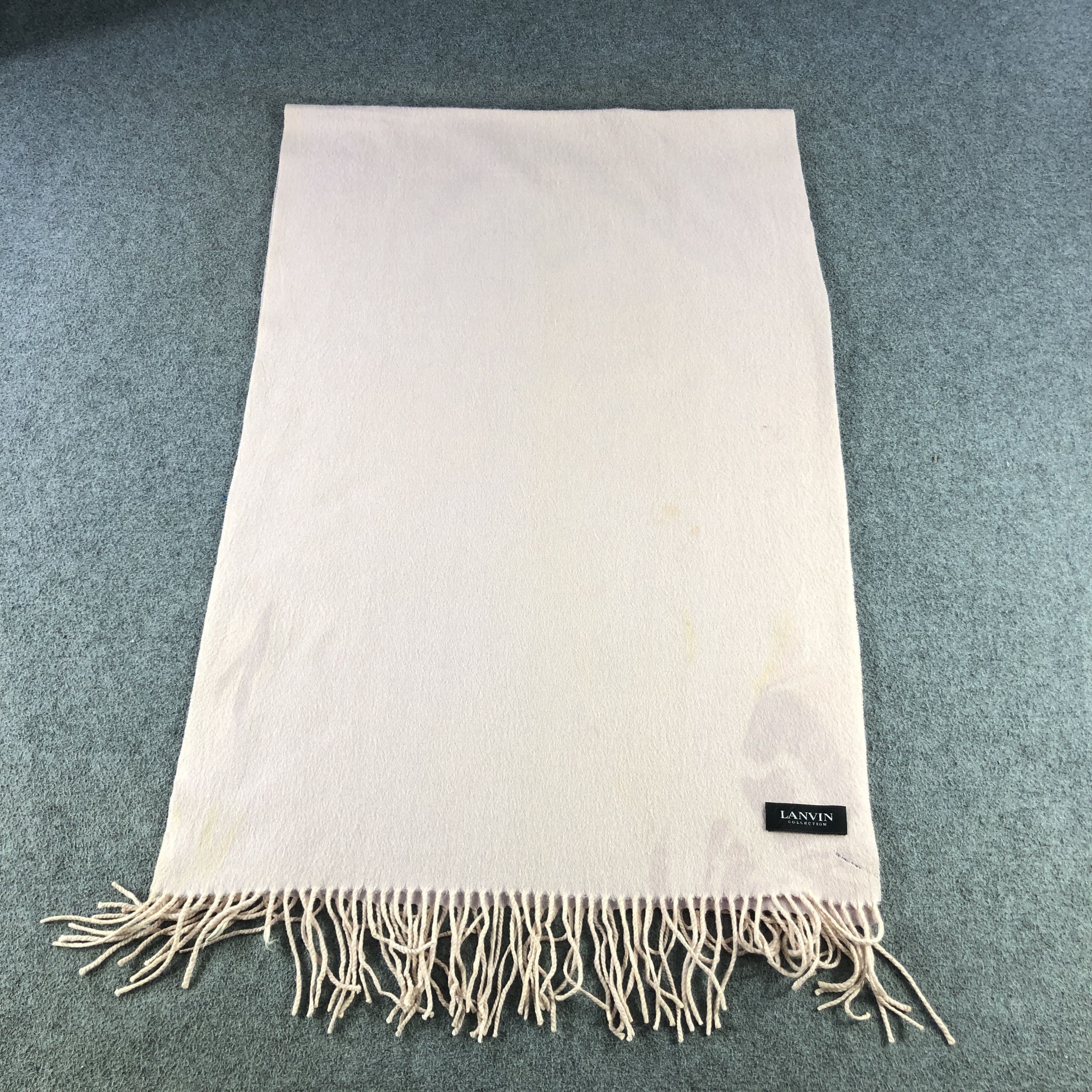 Lanvin Lanvin Big Size Cashmere Scarf Muffler V2901 Size ONE SIZE - 1 Thumbnail