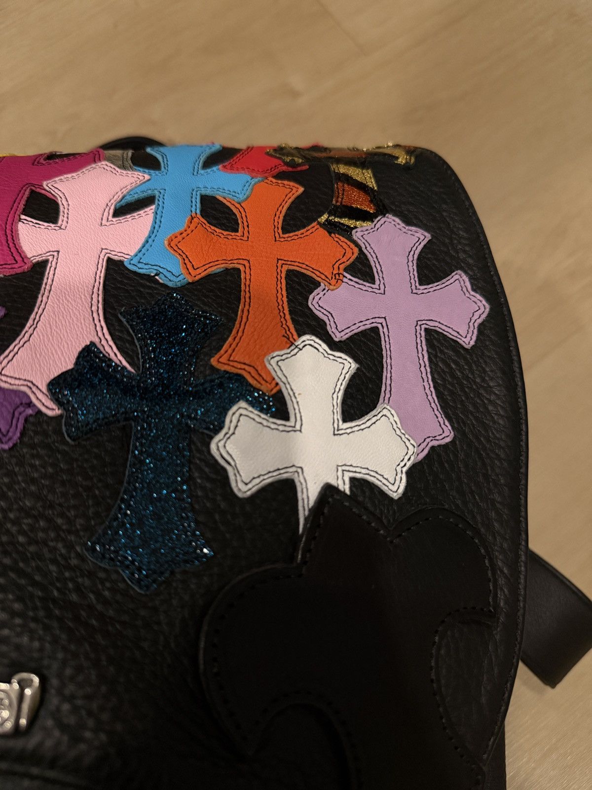 Chrome Hearts Chrome Hearts Multicolor Patch Leather Gunslinger Backpack Size ONE SIZE - 6 Thumbnail