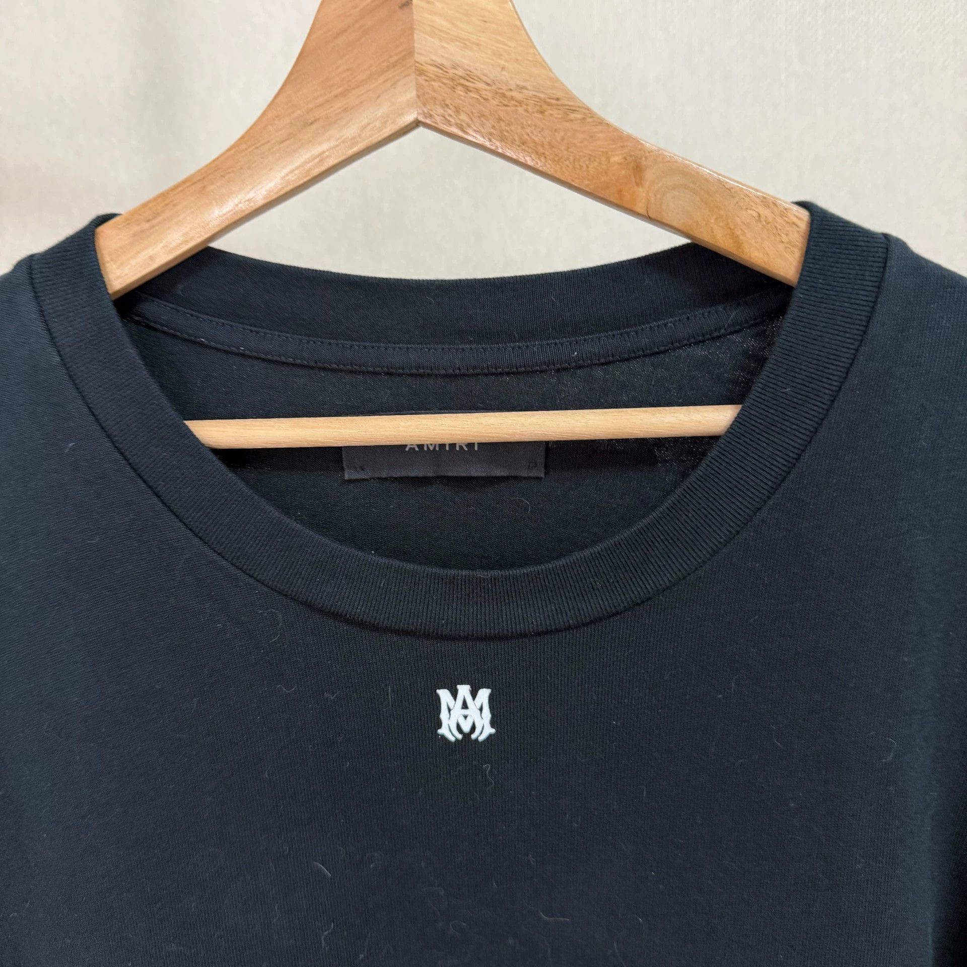 Amiri AMIRI SS23 Digital Straight Crew Tee Men Black XXL Size US XXL / EU 58 / 5 - 4 Thumbnail