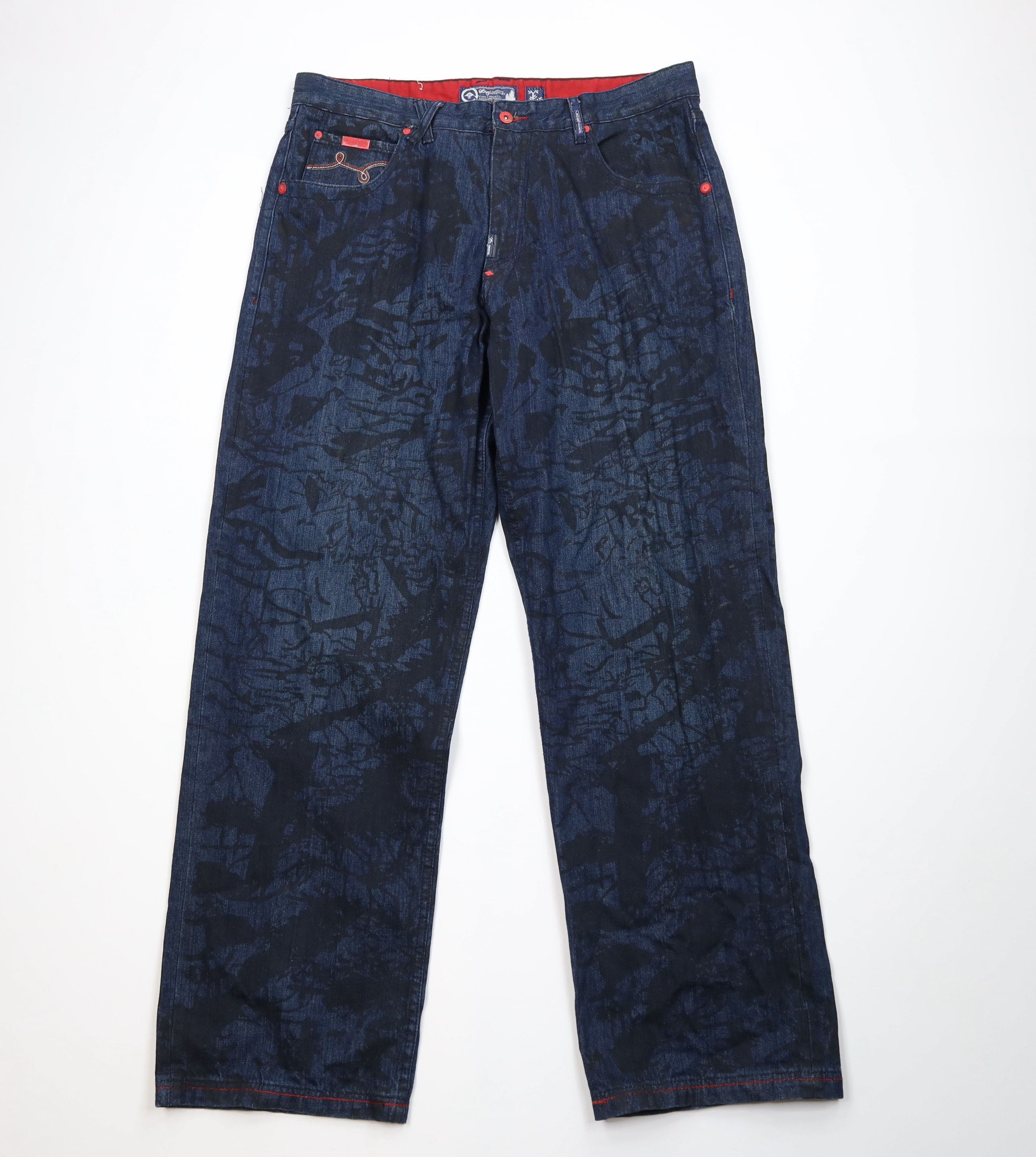 Vintage Vintage LRG Lifted Research Group Baggy Wide Leg Denim Jeans Size US 40 / EU 56 - 1 Thumbnail