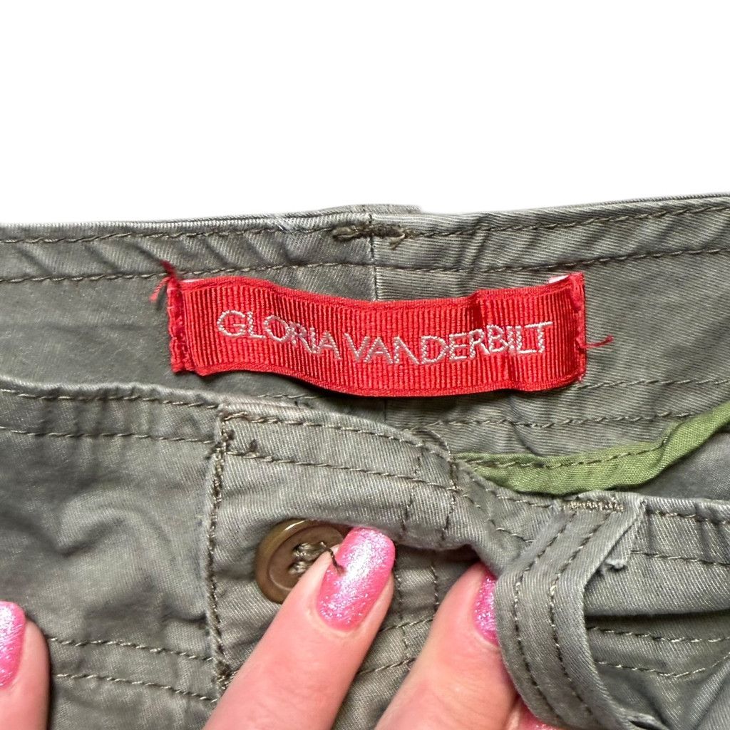 Other Gloria Vanderbilt Khaki Pants Womens 14 light olive Size 34" / US 12 / IT 48 - 2 Thumbnail