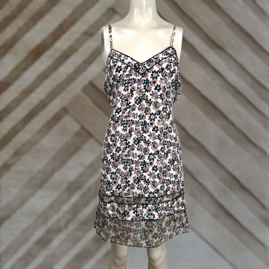 Rag & Bone RAG & BONE - Womens Small Multicolor Spaghetti Strap Necklace Belted Dress Size S / US 4 / IT 40 - 1 Thumbnail