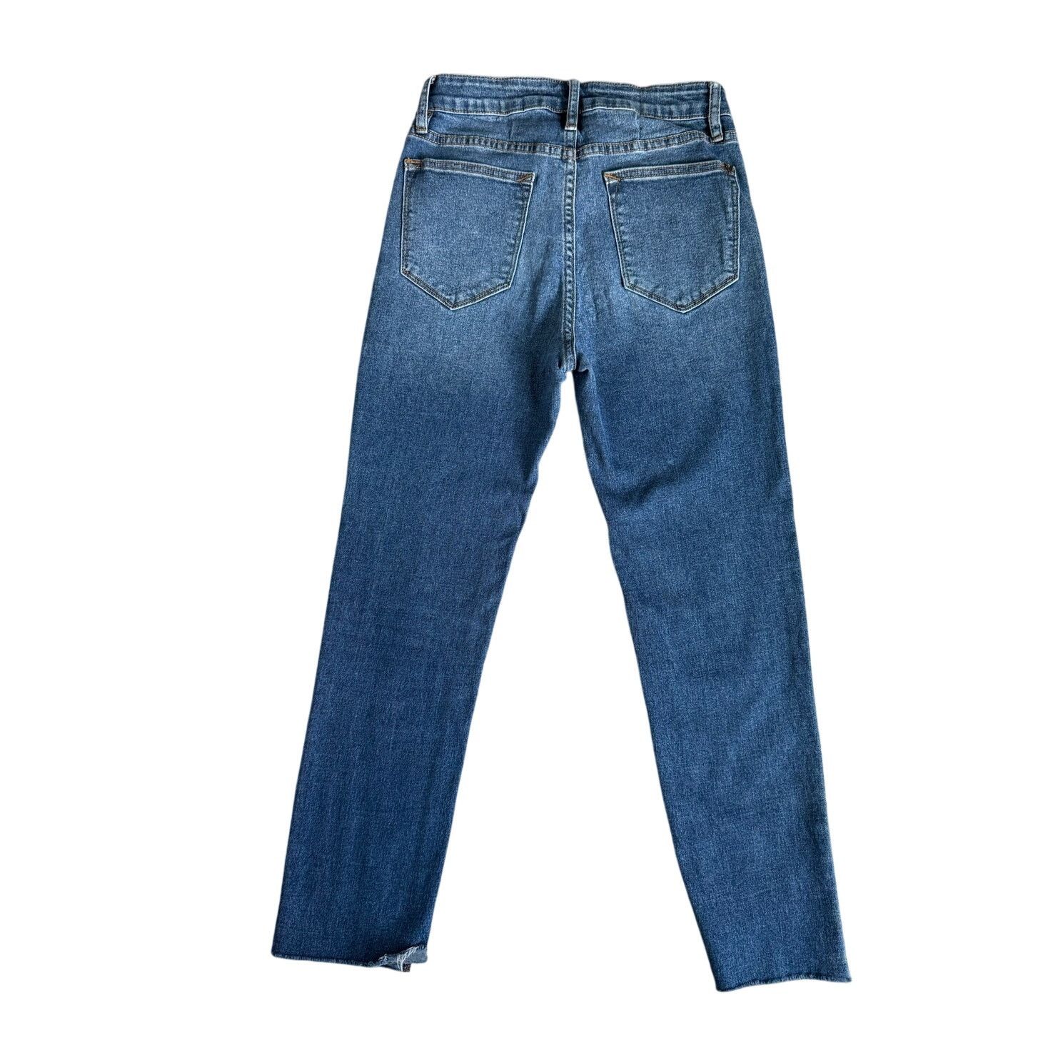 Other Vigoss Women's Straight Ankle Jeans Medium Wash 24 Size 24" / US 00 / IT 34 - 2 Thumbnail