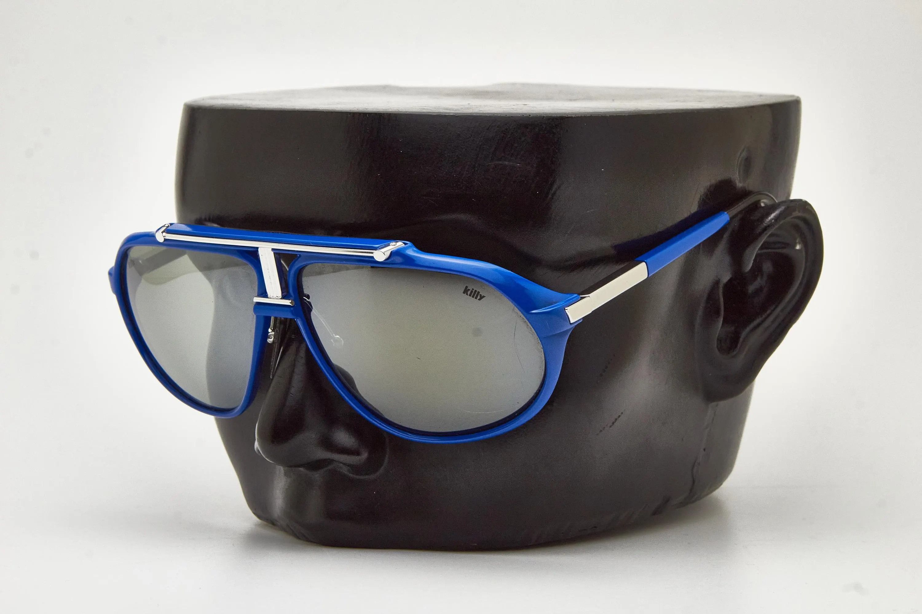 Other KILLY 469 Sunglasses Blue Gold High End Carbon Fiber Eyewear Size ONE SIZE - 2 Thumbnail
