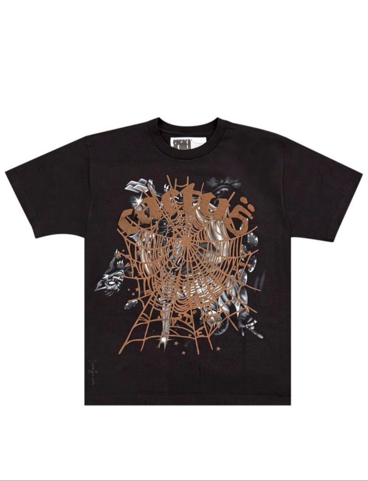 Other Travis Scott Cactus Jack x Sp5der Airbrush Tee Size Medium Size US M / EU 48-50 / 2 - 4 Thumbnail