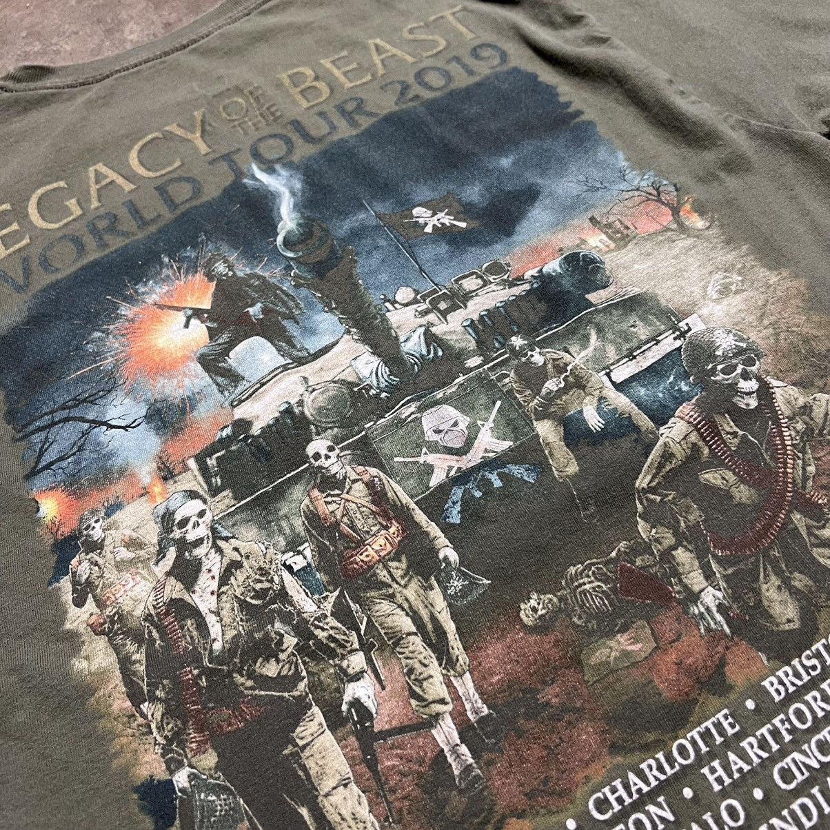 Band Tees Iron Maiden Aces High Band Tee 2019 Legacy of Beast Tour Size US M / EU 48-50 / 2 - 10 Thumbnail
