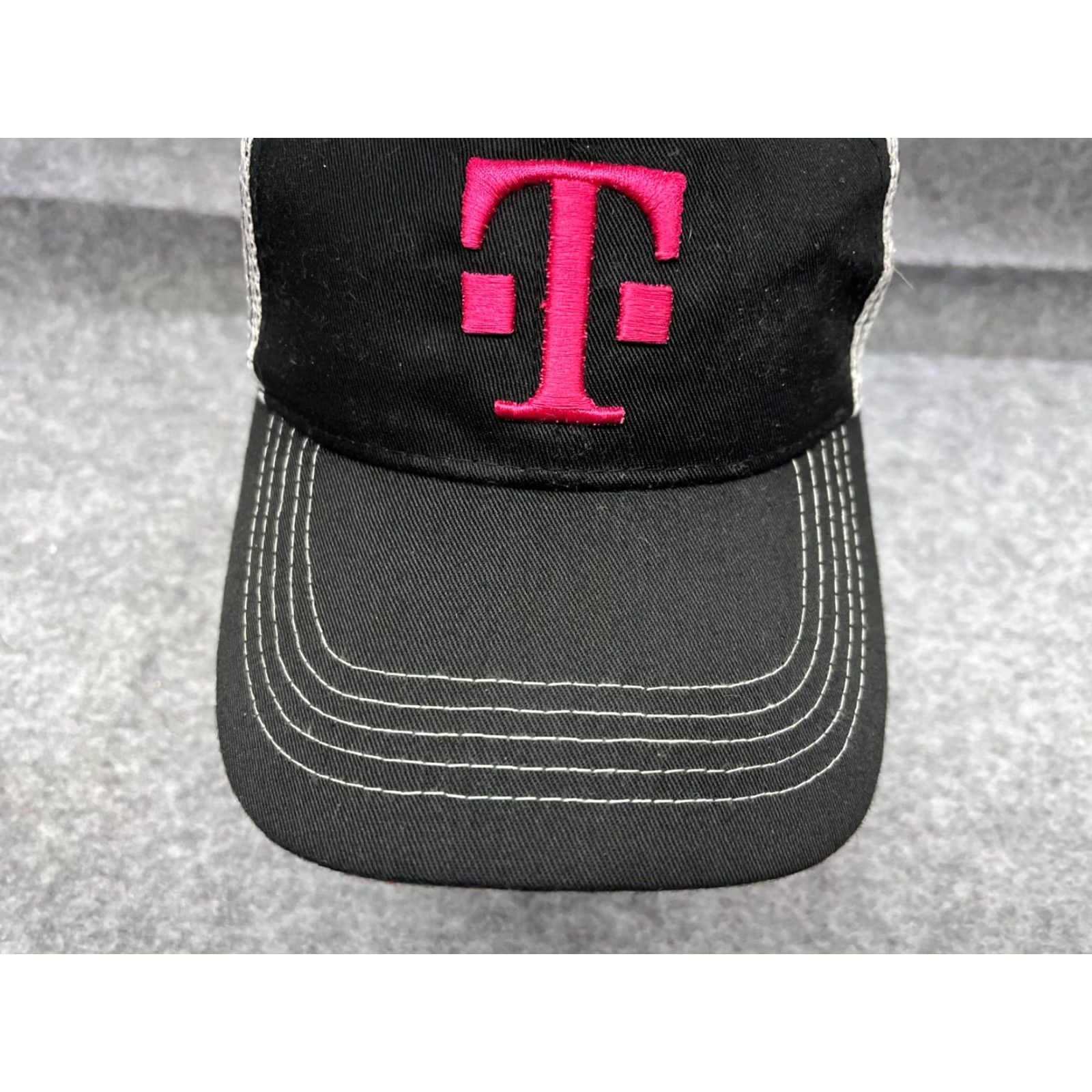 Pinko T-Mobile Hat Cap Snap Back Adult One Size Black Pink Cotton Poly Work Trucker Size ONE SIZE - 3 Thumbnail