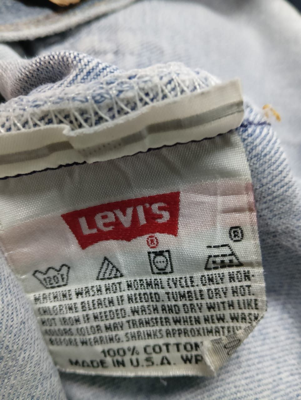 Levi's vintage levis jeans distressed denim 501 usa Size US 34 / EU 50 - 9 Thumbnail