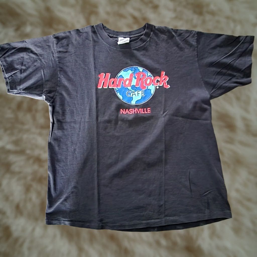 Hard Rock Cafe VINTAGE Hard Rock Cafe Nashville T Shirt Tee XL Single Stitch Made In USA Size US XL / EU 56 / 4 - 1 Thumbnail