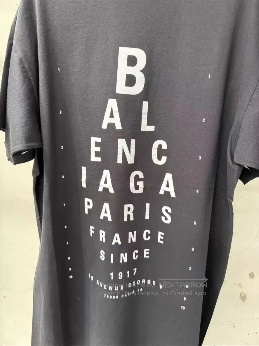 Balenciaga Balenciaga 25SS Black Vision Test Tee. Size US XS / EU 42 / 0 - 2 Thumbnail
