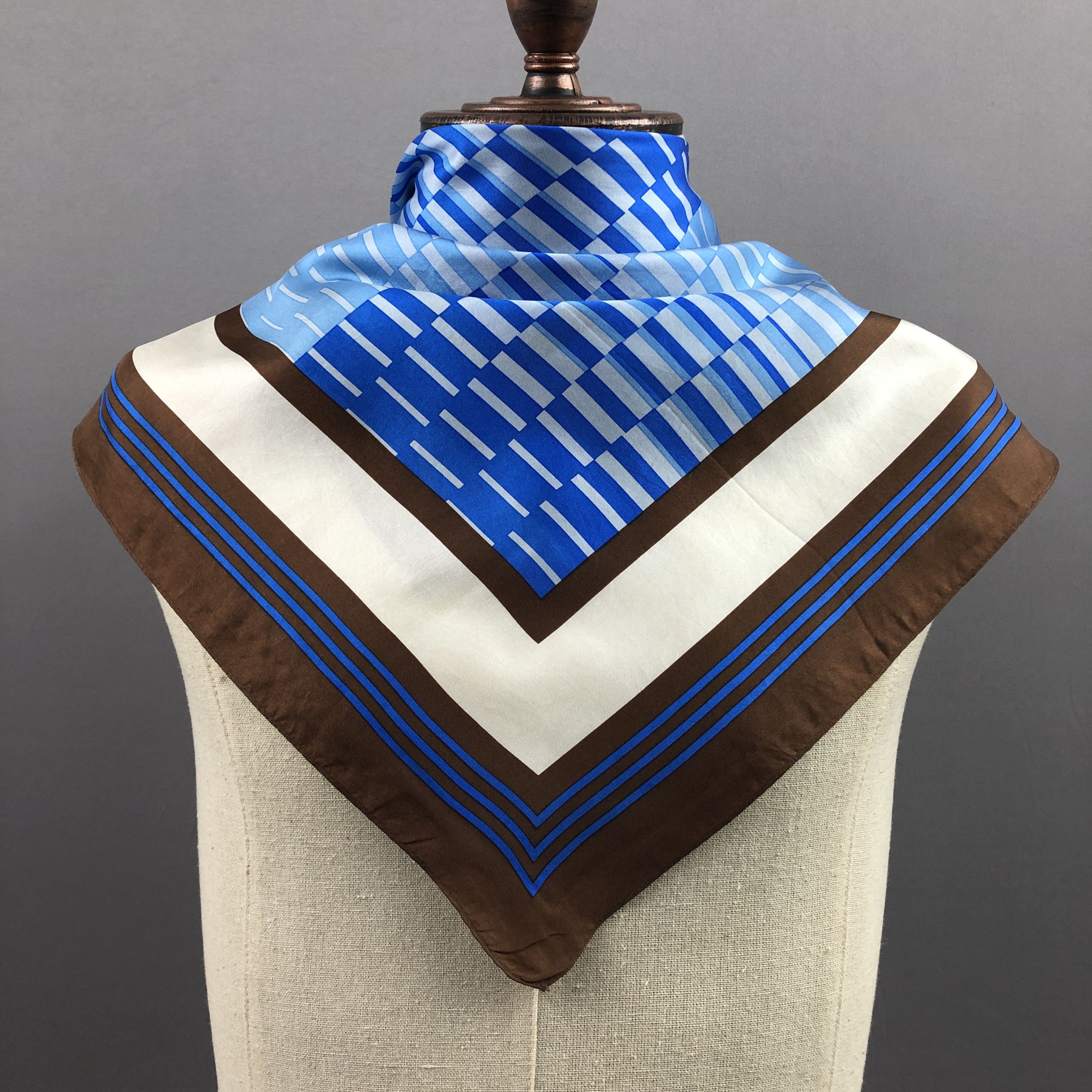 Other × Vintage Vintage SILK Scarf Twill Stole Wraps Scarves Size ONE SIZE - 1 Thumbnail