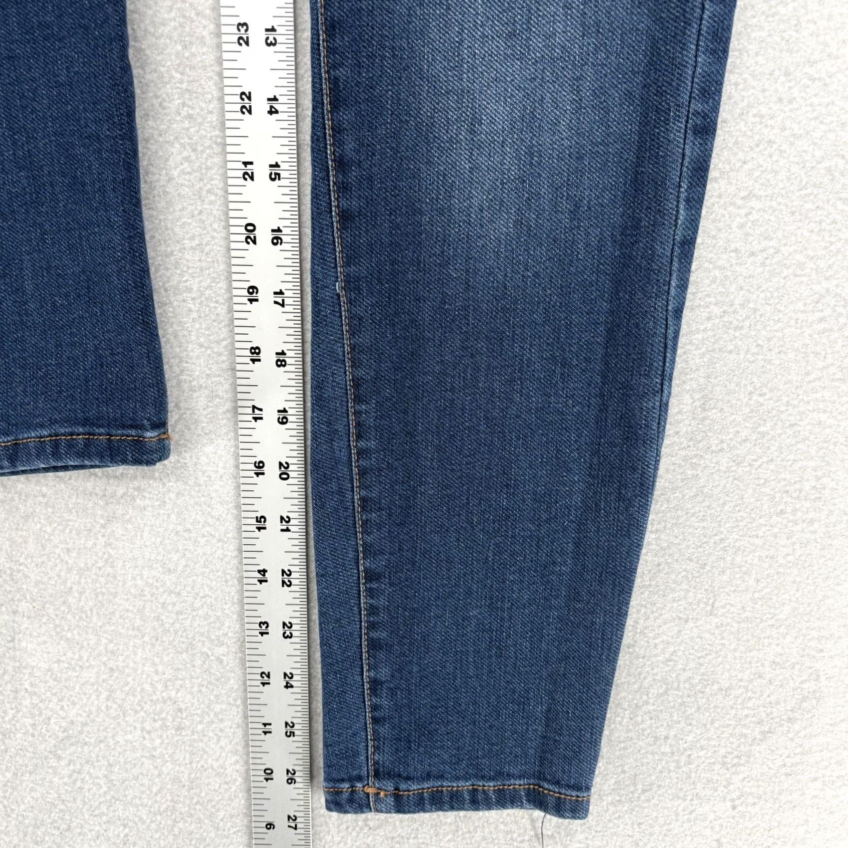 Vintage D. Jeans Skinny Ankle Jeans Womens 4 Blue High Rise Slim Stretch Denim NWT Size 27" / US 4 / IT 40 - 6 Thumbnail