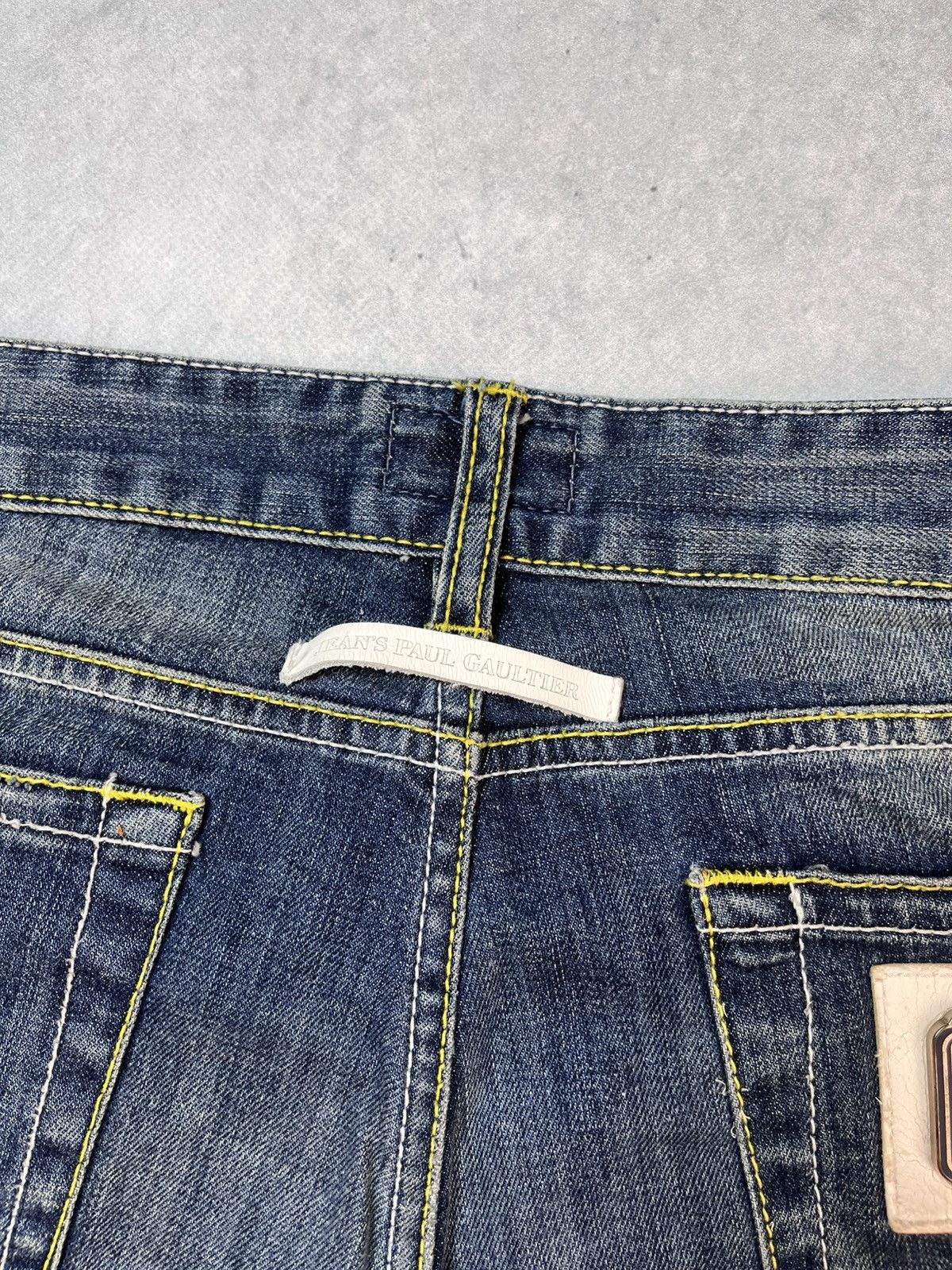 Jean Paul Gaultier Jean Paul Gaultier Archival Denim Shorts with Logo Plaque Size US 29 - 6 Thumbnail
