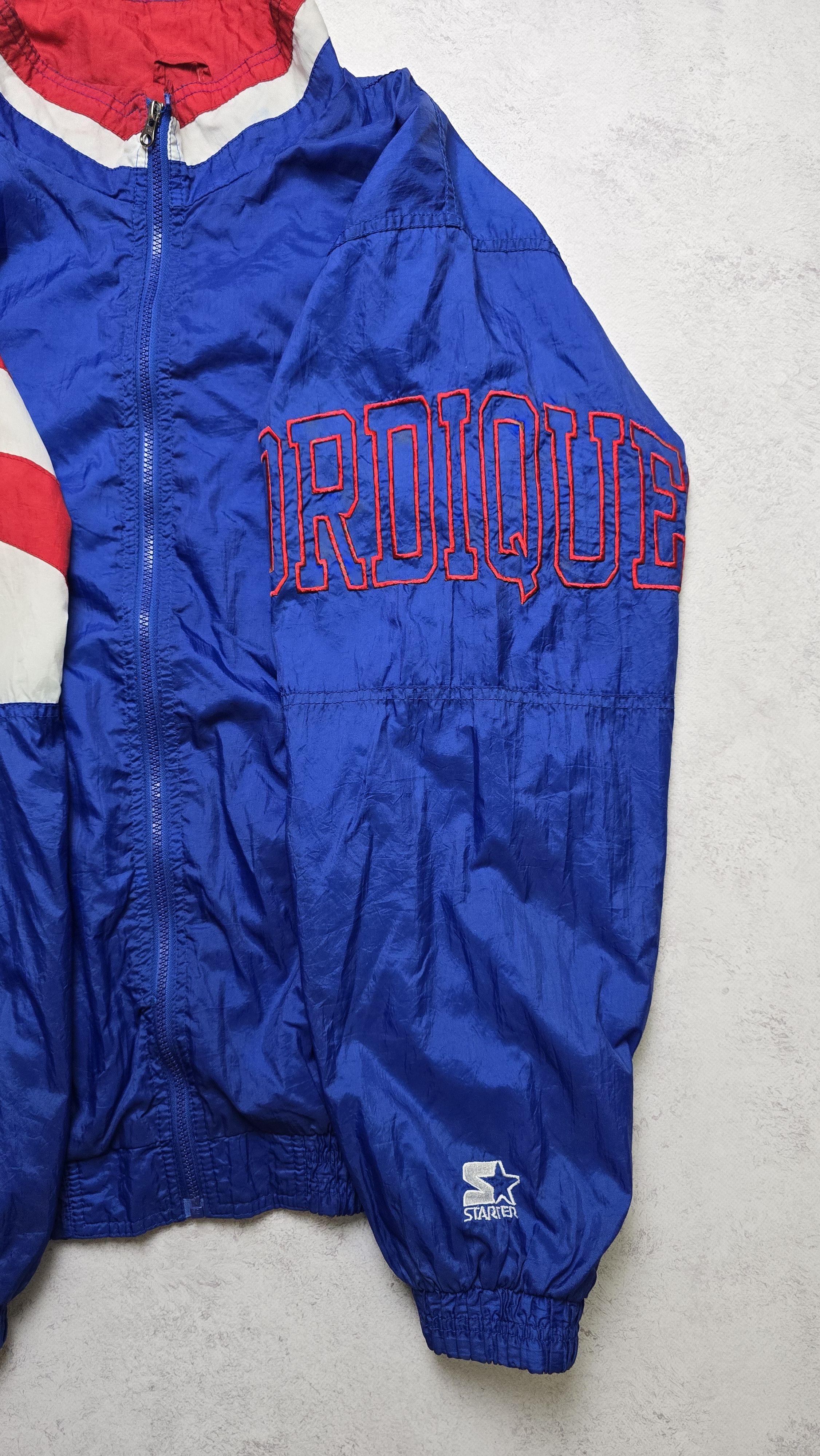 Starter Starter Quebec Nordiques Jacket 90s Vintage Blue Windbreaker Size US XL / EU 56 / 4 - 13 Thumbnail