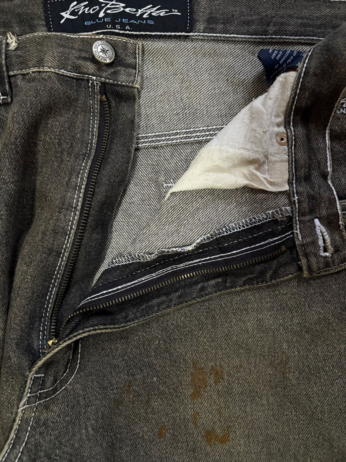 Japanese Brand Vintage Japanese Brand Mud Wash Baggy Carpenter Jeans Size US 36 / EU 52 - 9 Thumbnail