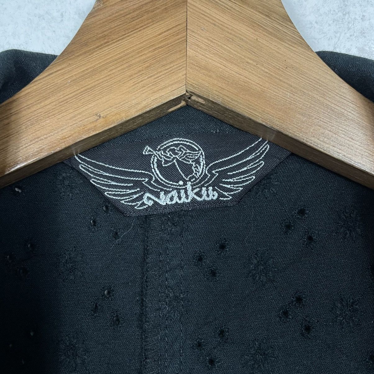Japanese Brand Naiku Black Jacket