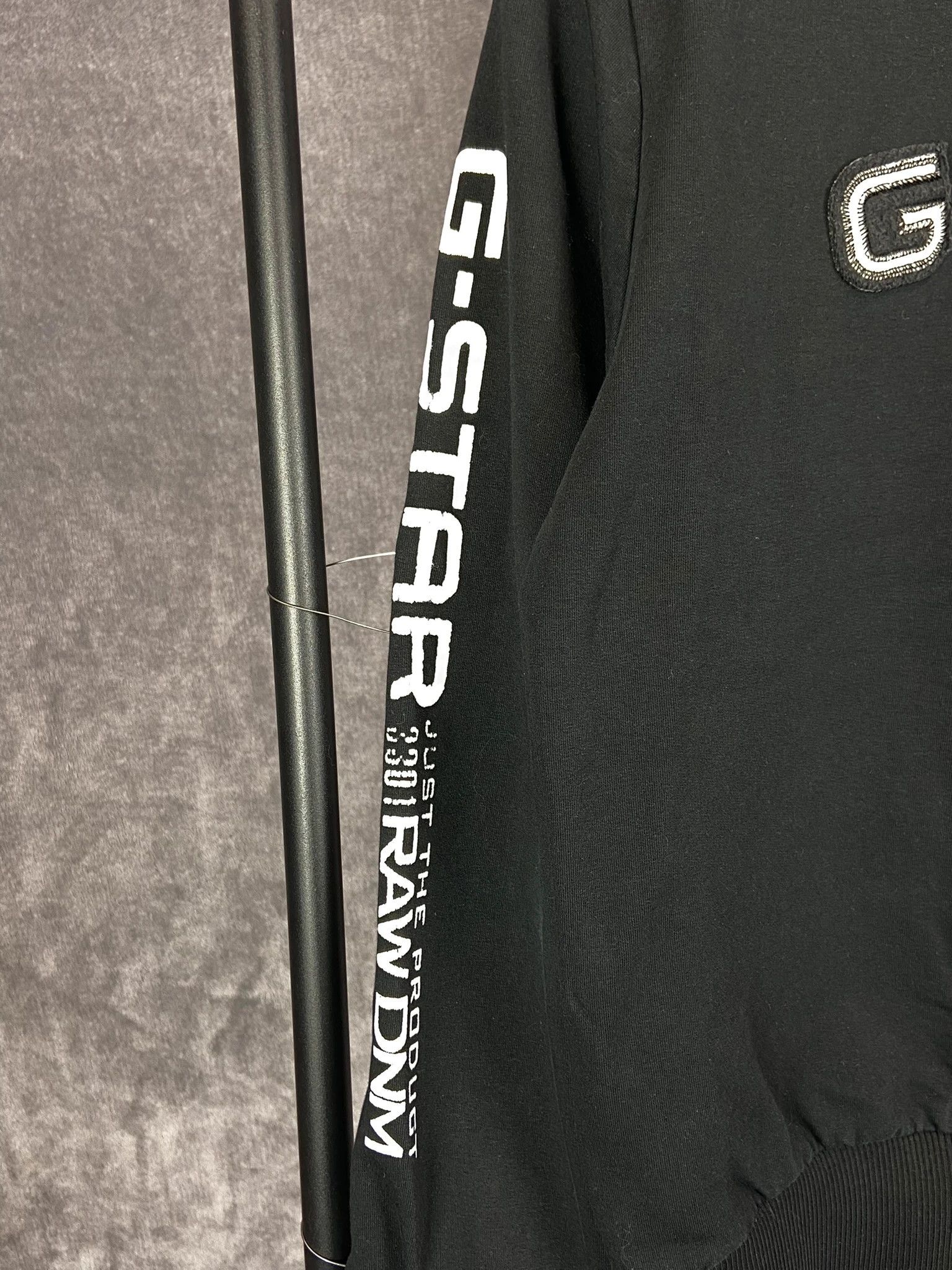 G-Star G-Star RAW Black Sweatshirt XXL Vintage Streetwear Size US XXL / EU 58 / 5 - 3 Thumbnail