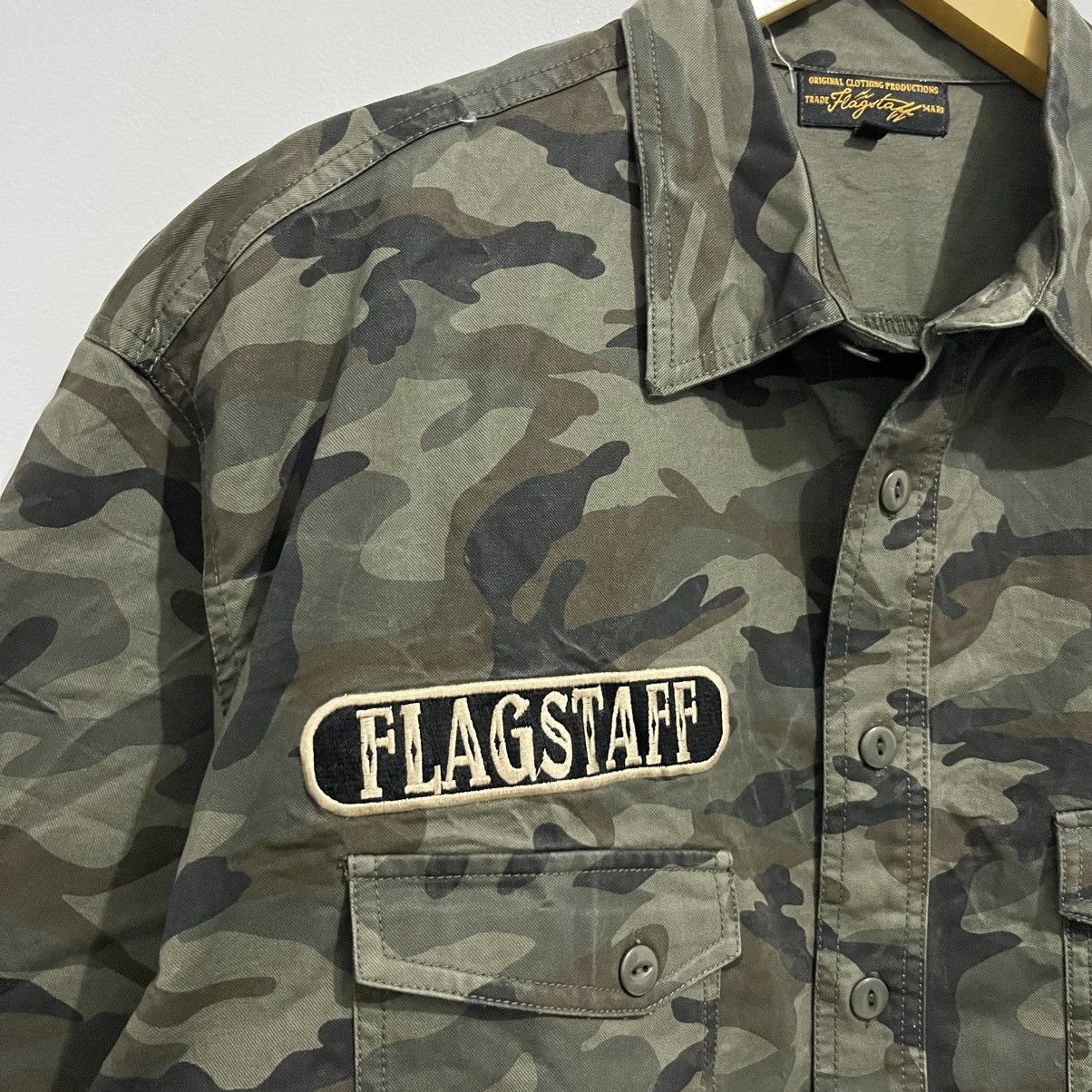 Japanese Brand Flagstaff Arizona Motorcycle Camo Shirt - JUN25 Size US XXL / EU 58 / 5 - 8 Thumbnail