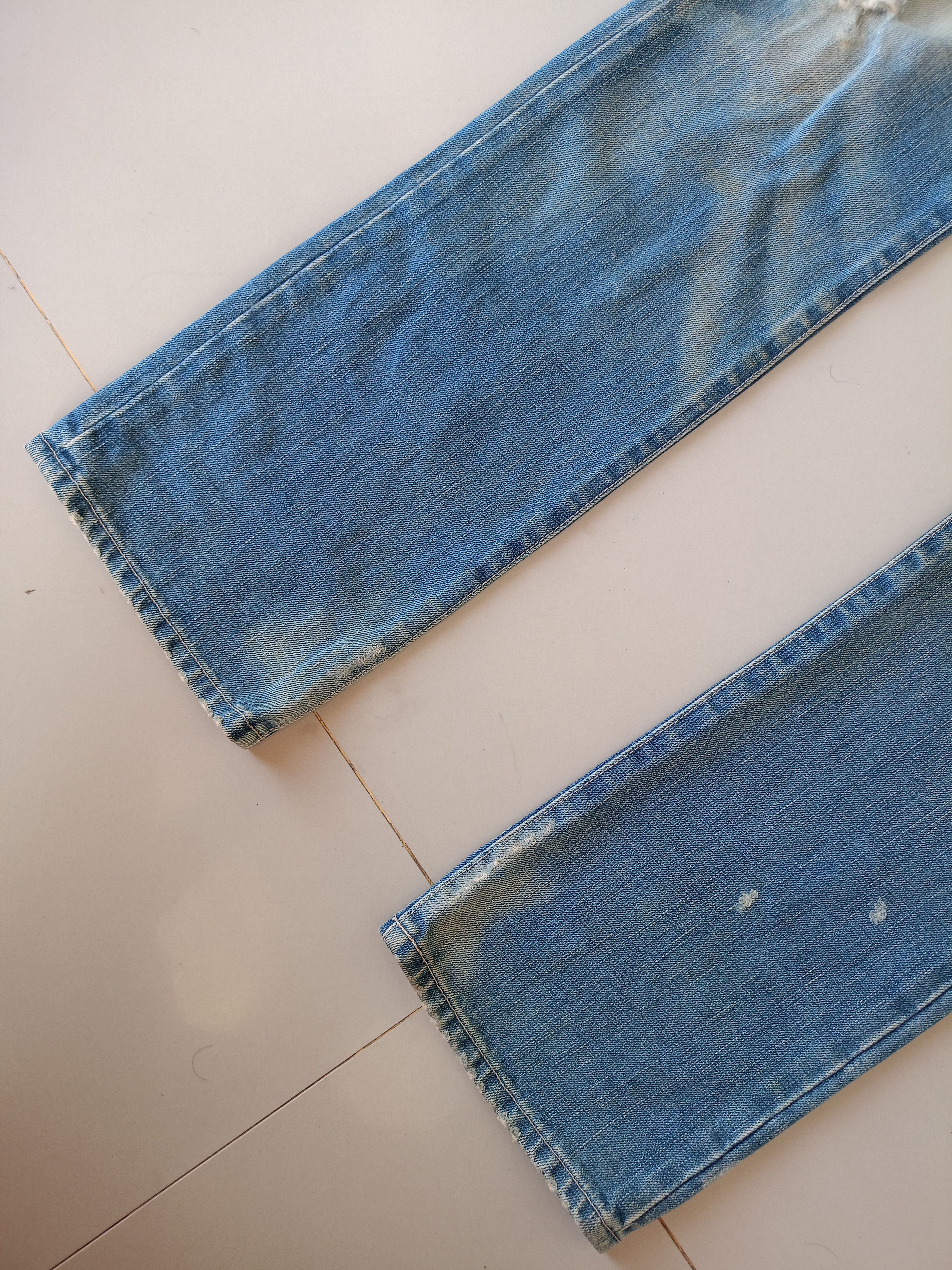 Takeo Kikuchi 2000s Takeo kikuchi stain Distressed denim pants Size US 31 - 3 Thumbnail