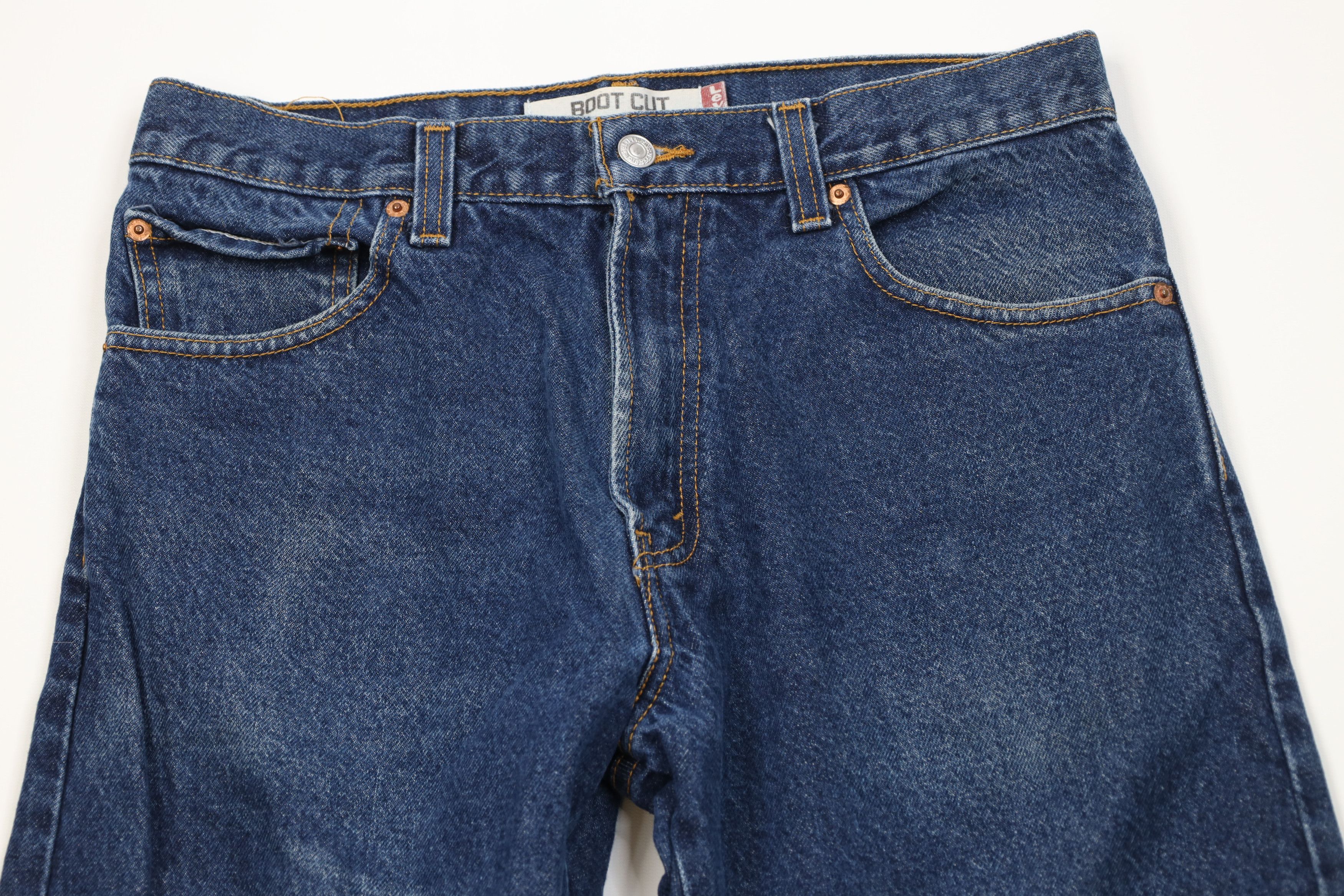 Levi's Vintage Y2K Levis 517 Western Flared Denim Jeans Blue Size US 32 / EU 48 - 2 Thumbnail