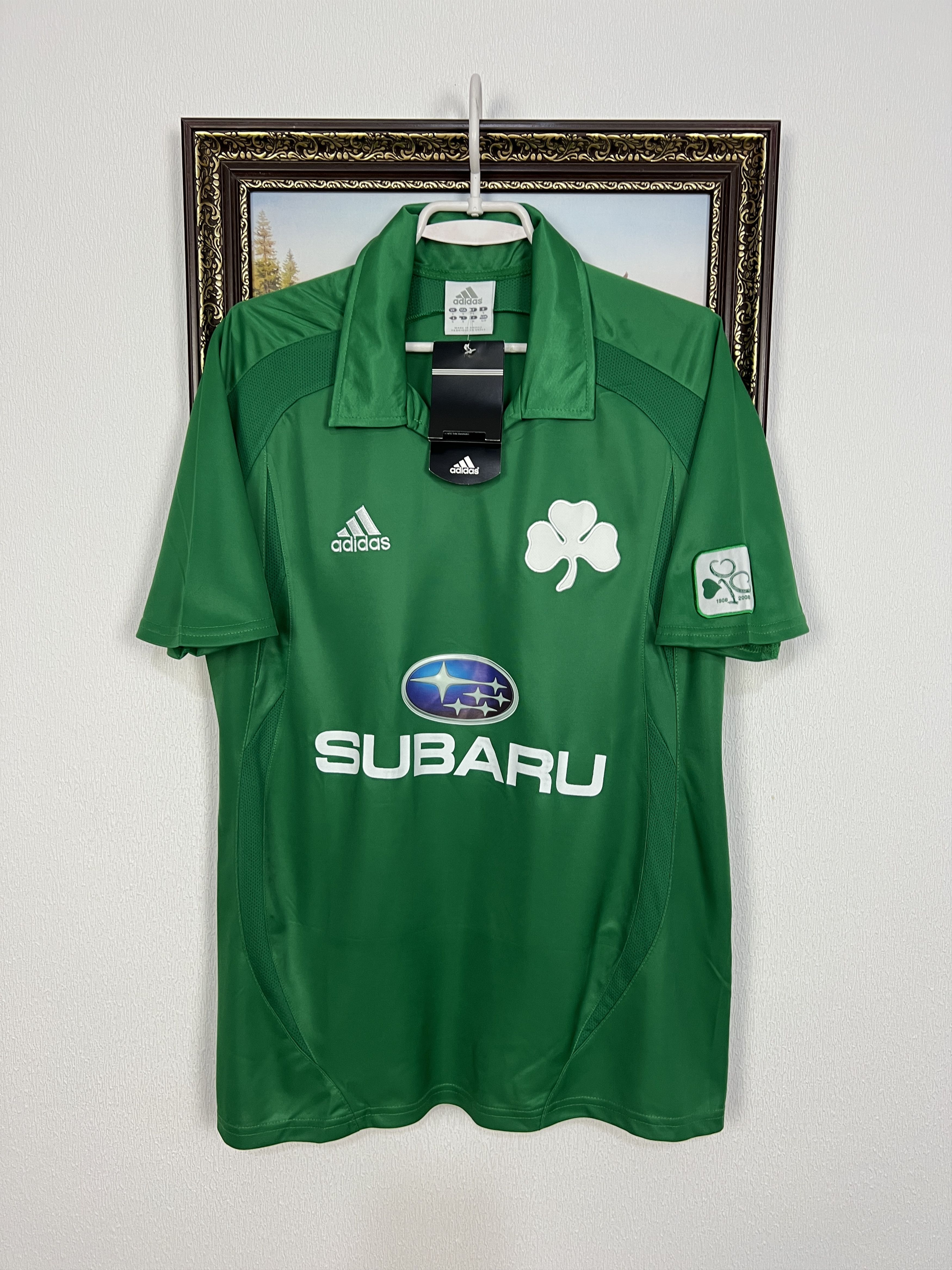Adidas Panathinaikos Home football shirt 2008 Soccer Adidas Jersey Size US S / EU 44-46 / 1 - 1 Thumbnail