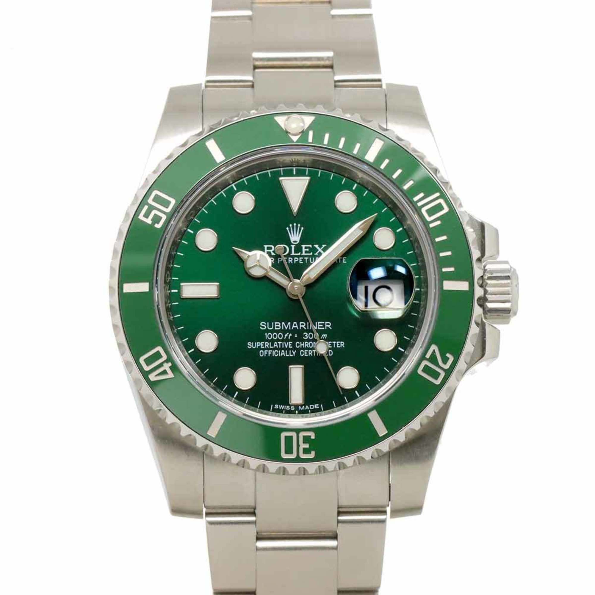 Rolex Rolex Submariner Date 116610LV Random Number Roulette Men's Watch Green Bezel Dial Automatic Self-Winding Size ONE SIZE - 1 Thumbnail