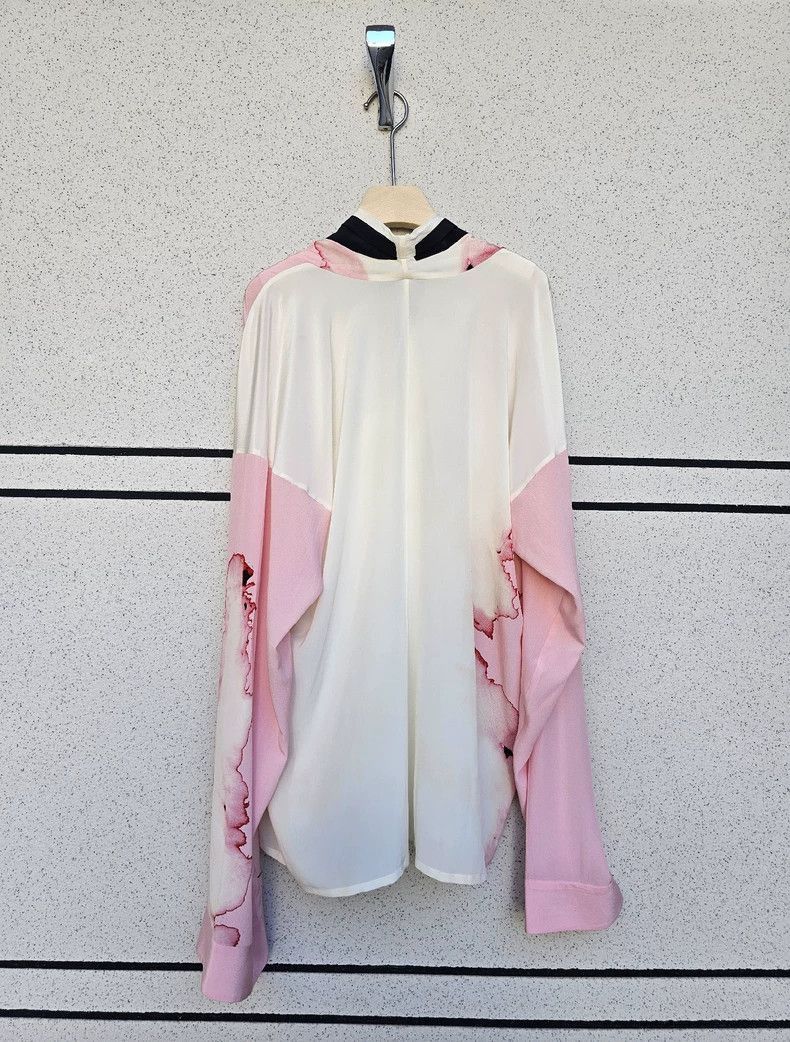 Haider Ackermann Haider Ackermann Silk Oversized Shirt-2506 Size XXS / US 00 / IT 34 - 2 Thumbnail