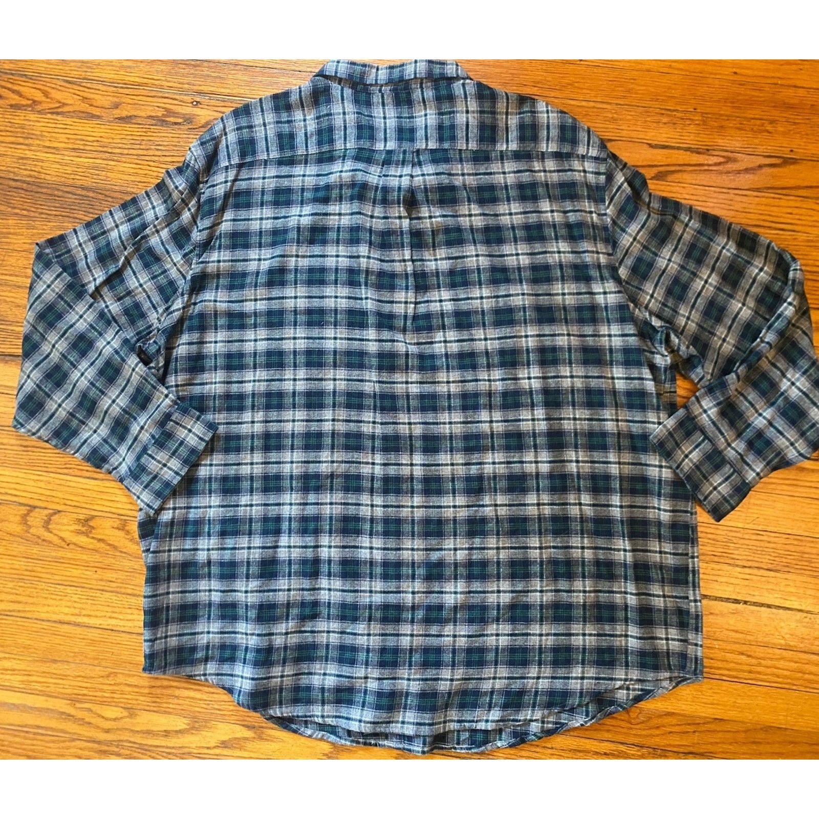 Croft & Barrow NWT Croft & Barrow Soft Flannel Button Up Shirt Mens 4XB Size US XXL / EU 58 / 5 - 4 Thumbnail