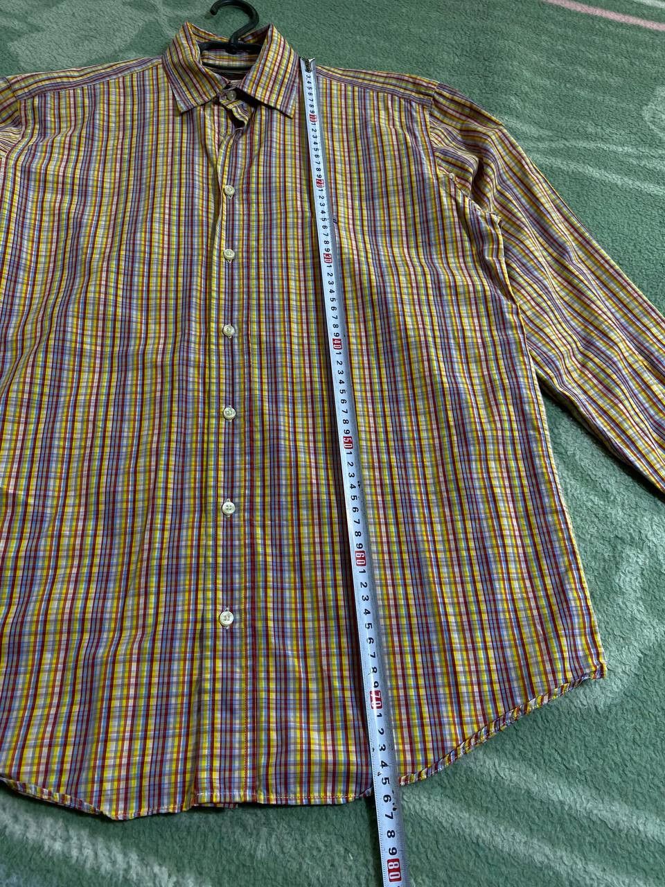 Etro Vintage Etro checkered printed classic long sleeve shirt Size US L / EU 52-54 / 3 - 9 Thumbnail
