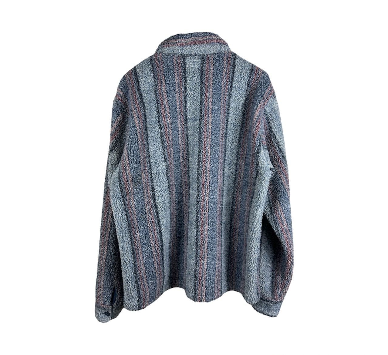 Stussy Stussy sherpa overshirt jacket fleece shirt y2k streetwear Size US XL / EU 56 / 4 - 2 Thumbnail