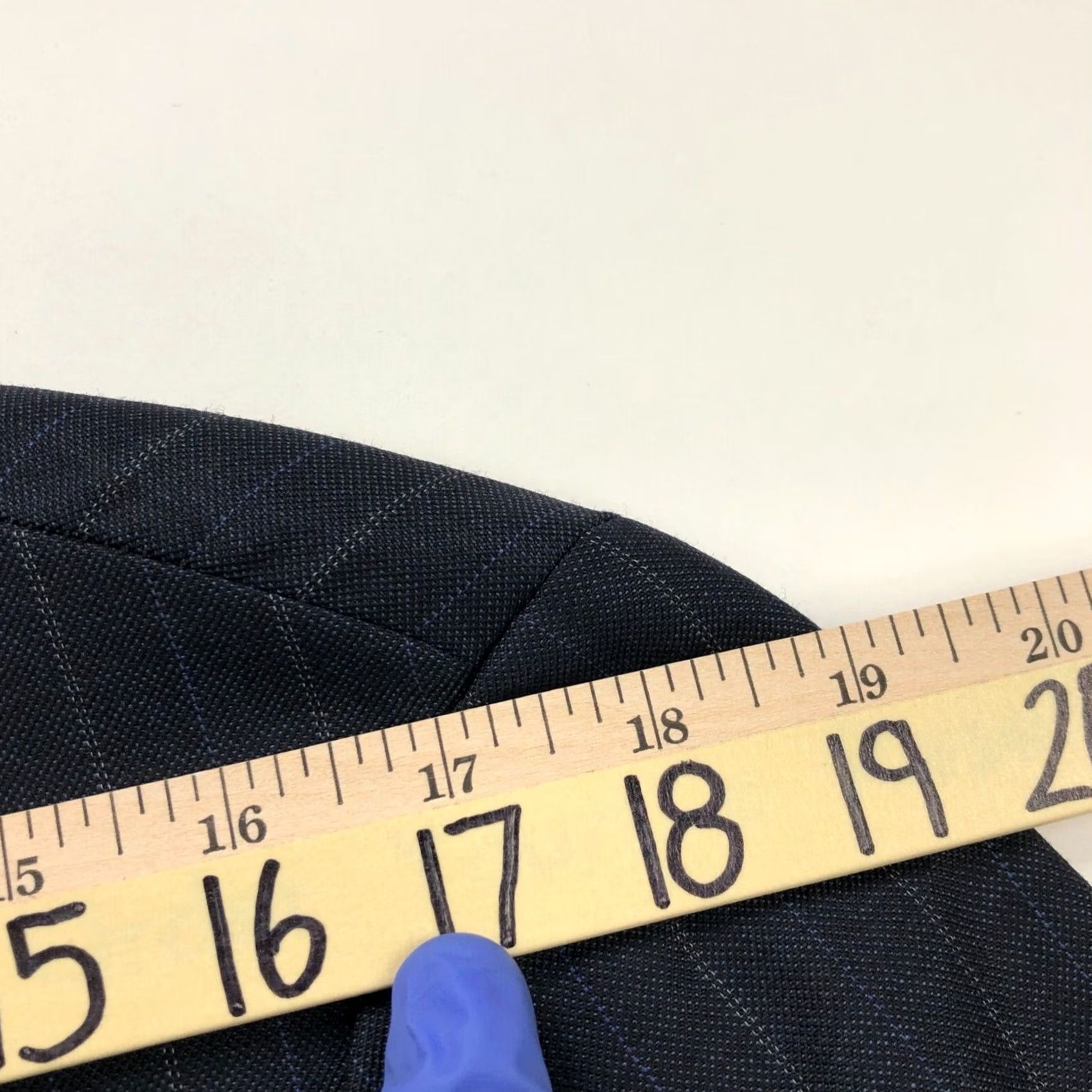 Ralph Lauren Polo Ralph Lauren 42L Navy Pinstripe 100% Virgin Wool Button Sport Coat Jacket Men Wool Pinstripe Suit Jacket Regular Fit Navy 42L Mens Size US XL / EU 56 / 4 - 6 Thumbnail