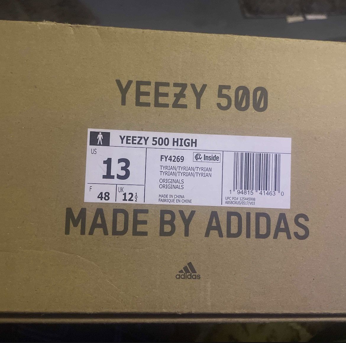 Yeezy Yeezy 500 High Tyrian Size US 13 / EU 46 - 2 Thumbnail