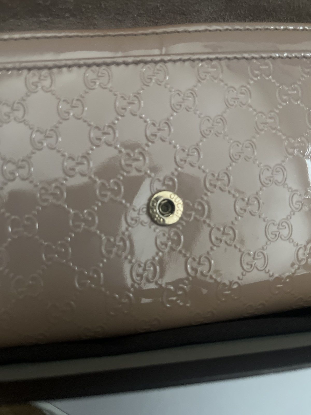 Gucci Gucci Pink Patent Microguccissima Wallet Size ONE SIZE - 5 Thumbnail
