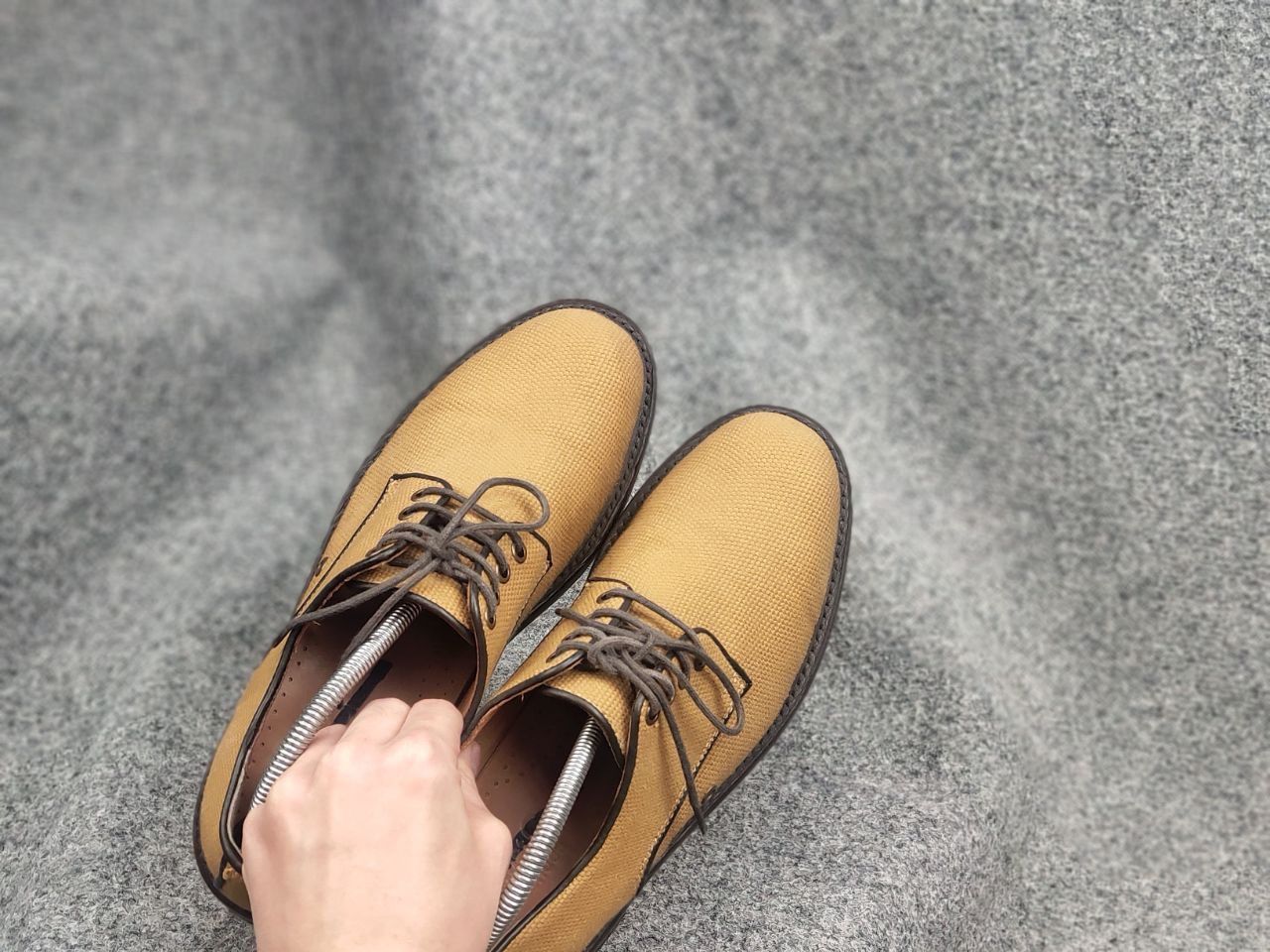 YMC You Must Create Design YMS Lace-up Canvas derby Brogue Shoes Size US 9 / EU 42 - 15 Thumbnail