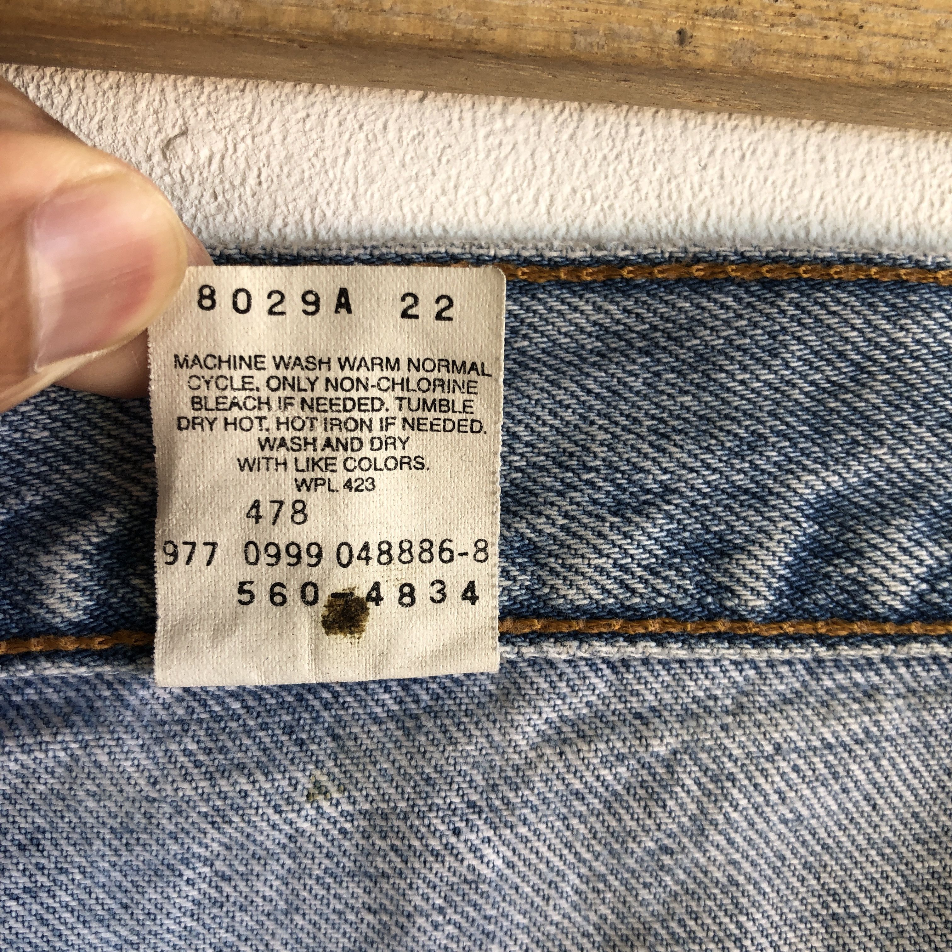 Levi's Vintage Levis 560 Baggy Jeans Distressed Levi's Faded Denim Size US 34 / EU 50 - 10 Thumbnail