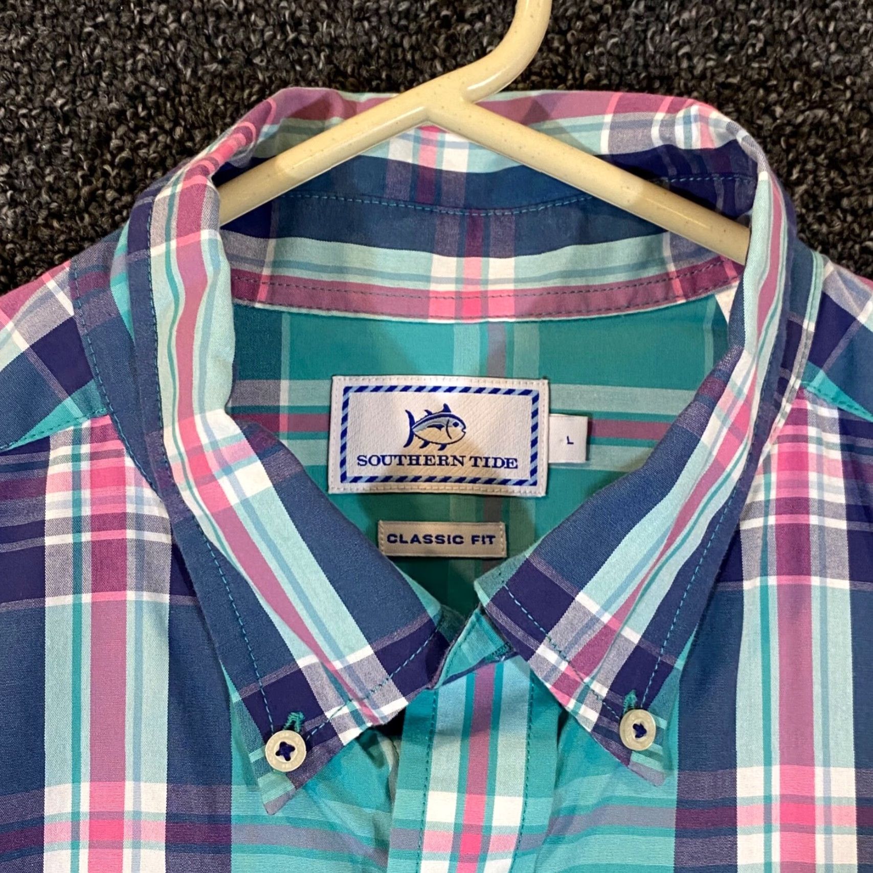 Southern Tide Southern Tide Shirt Men Large Classic Multicolor Plaid Button Down Dress Top L/S Mens Size US L / EU 52-54 / 3 - 3 Thumbnail