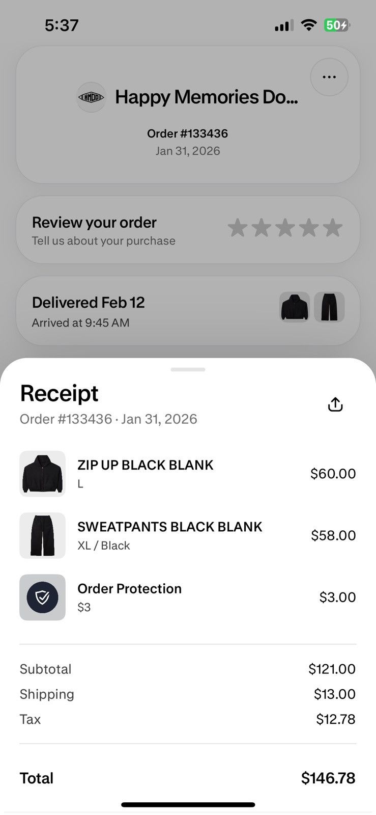 HMDD × The GV Gallery HMDD Blank Hoodie Size US L / EU 52-54 / 3 - 5 Thumbnail