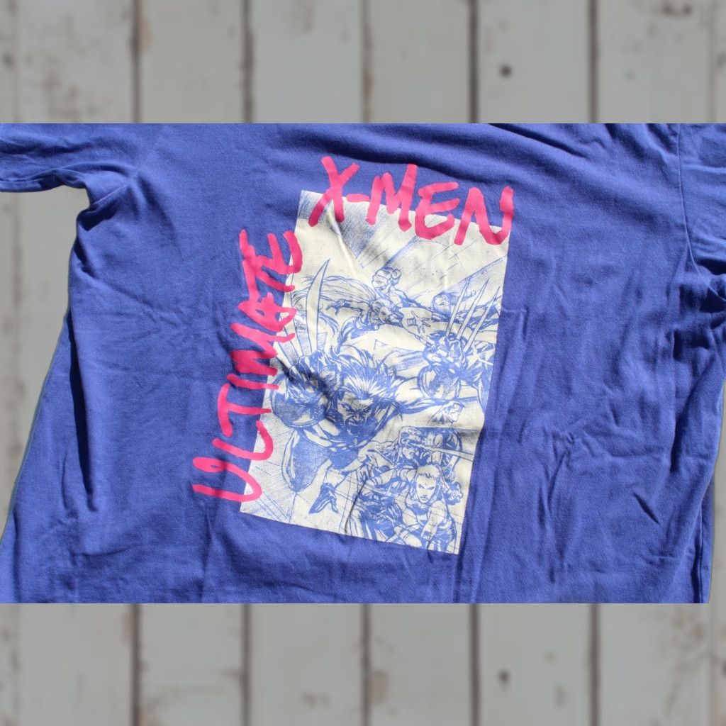 Uniqlo VINTAGE Uniqlo Marvel X-Men Ultimate T Shirt UT Blue L Wolverine FAST SHIPPING Size US L / EU 52-54 / 3 - 1 Thumbnail