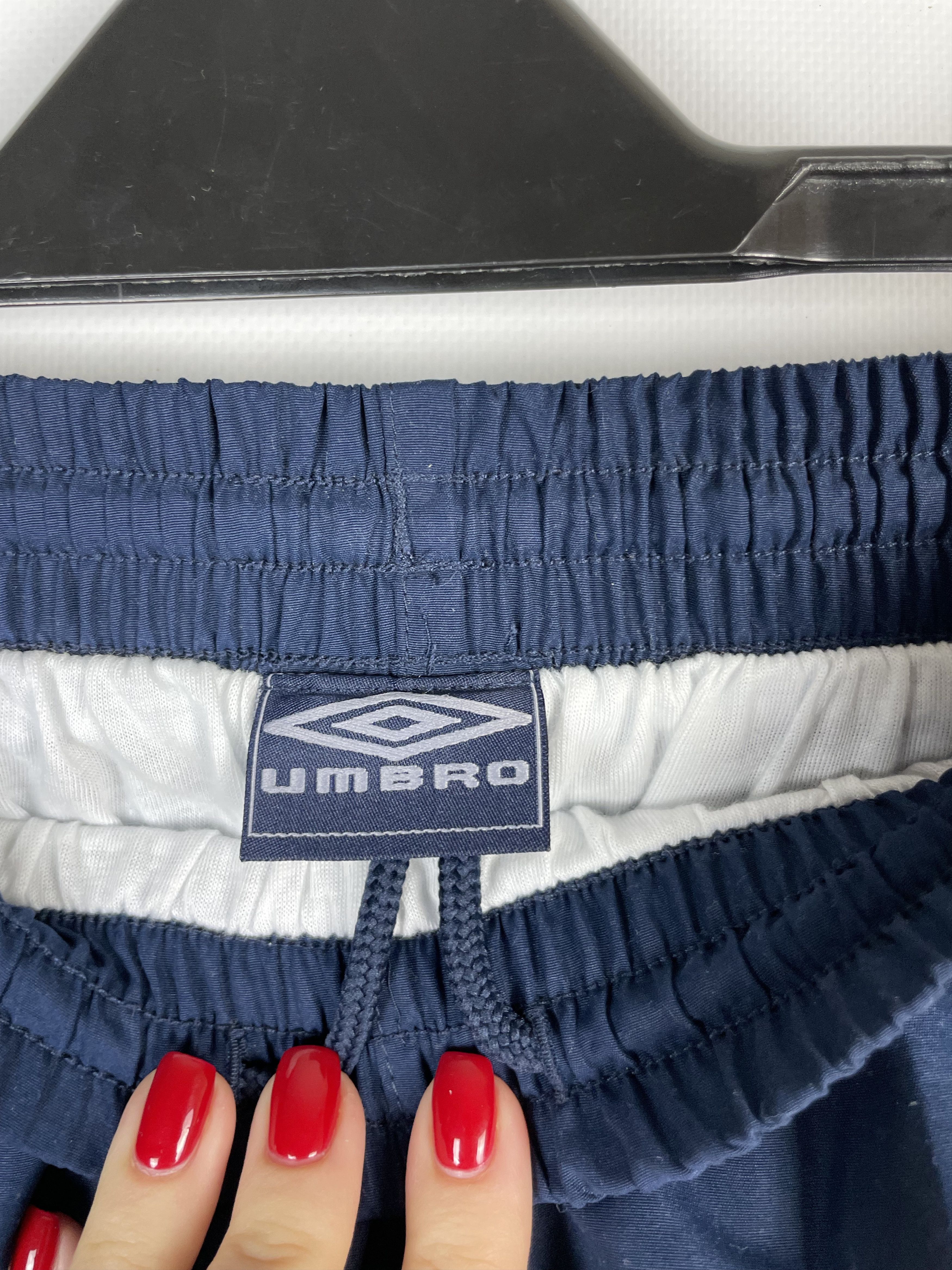 Umbro Umbro navy nylon track pants vintage baggy Size US 36 / EU 52 - 6 Thumbnail