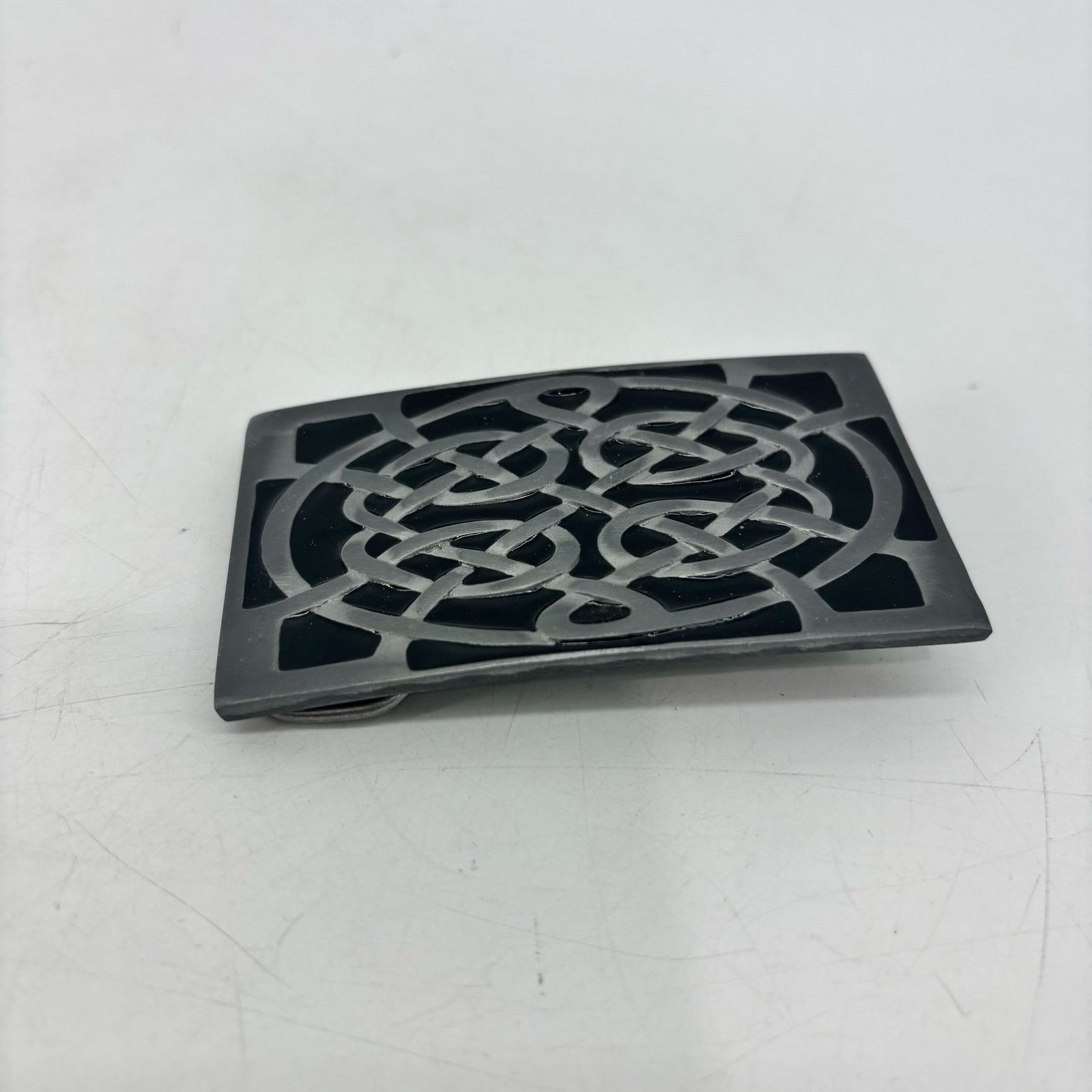 Vintage Celtic Knot Infinity Belt Buckle Great American Pewter Size ONE SIZE - 7 Thumbnail