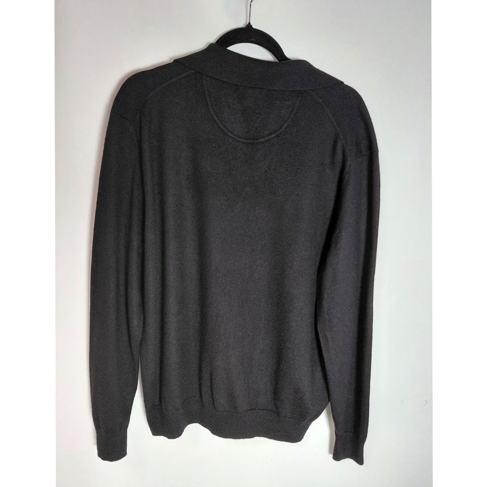 Club Room Club Room Sweater Men Size L Gray Solid Acrylic Knit Size US L / EU 52-54 / 3 - 2 Thumbnail