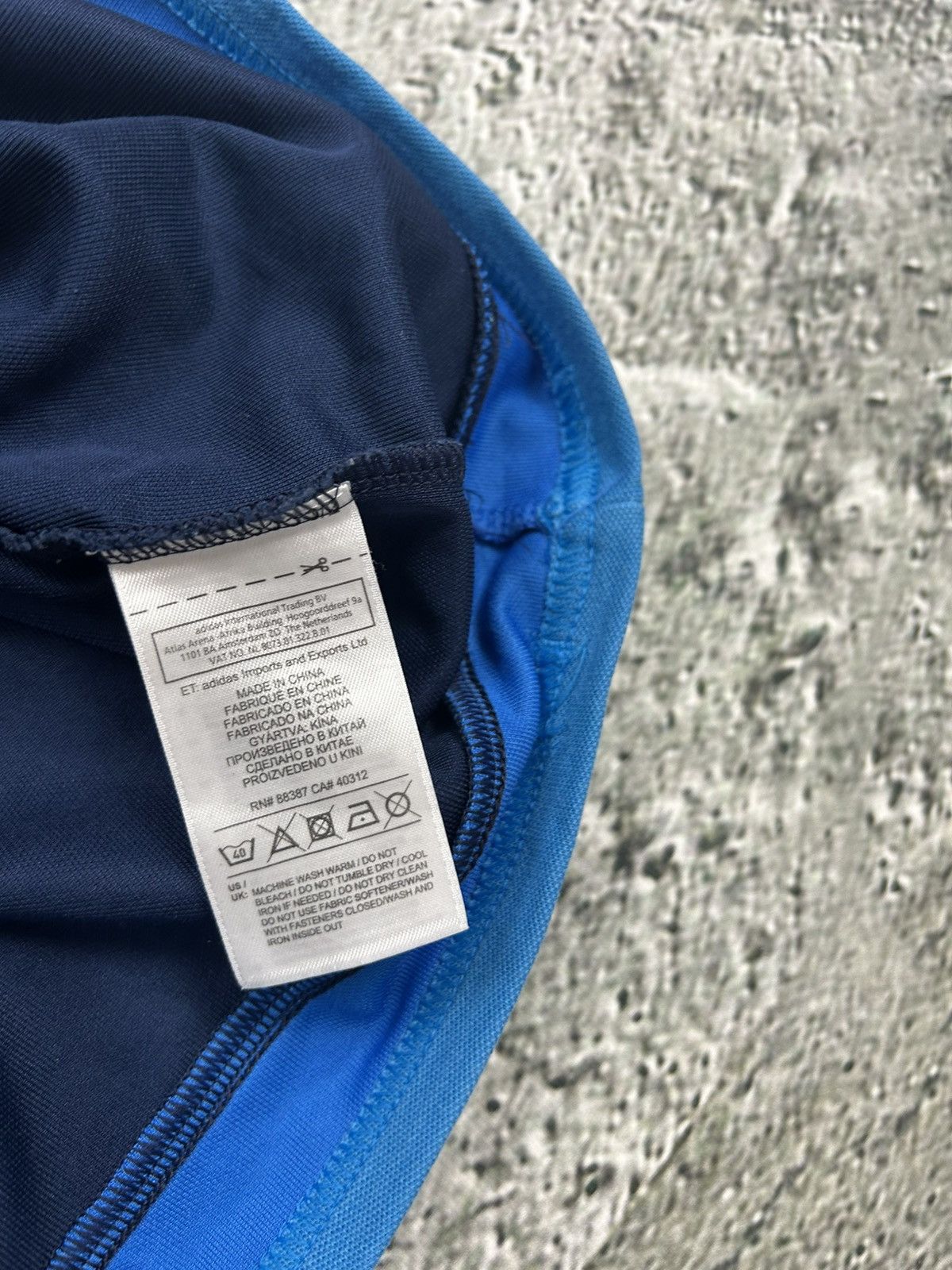 Adidas × Vintage Italy Adidas vintage polo T-shirt navy blue Chief Keef Size US XXL / EU 58 / 5 - 6 Thumbnail
