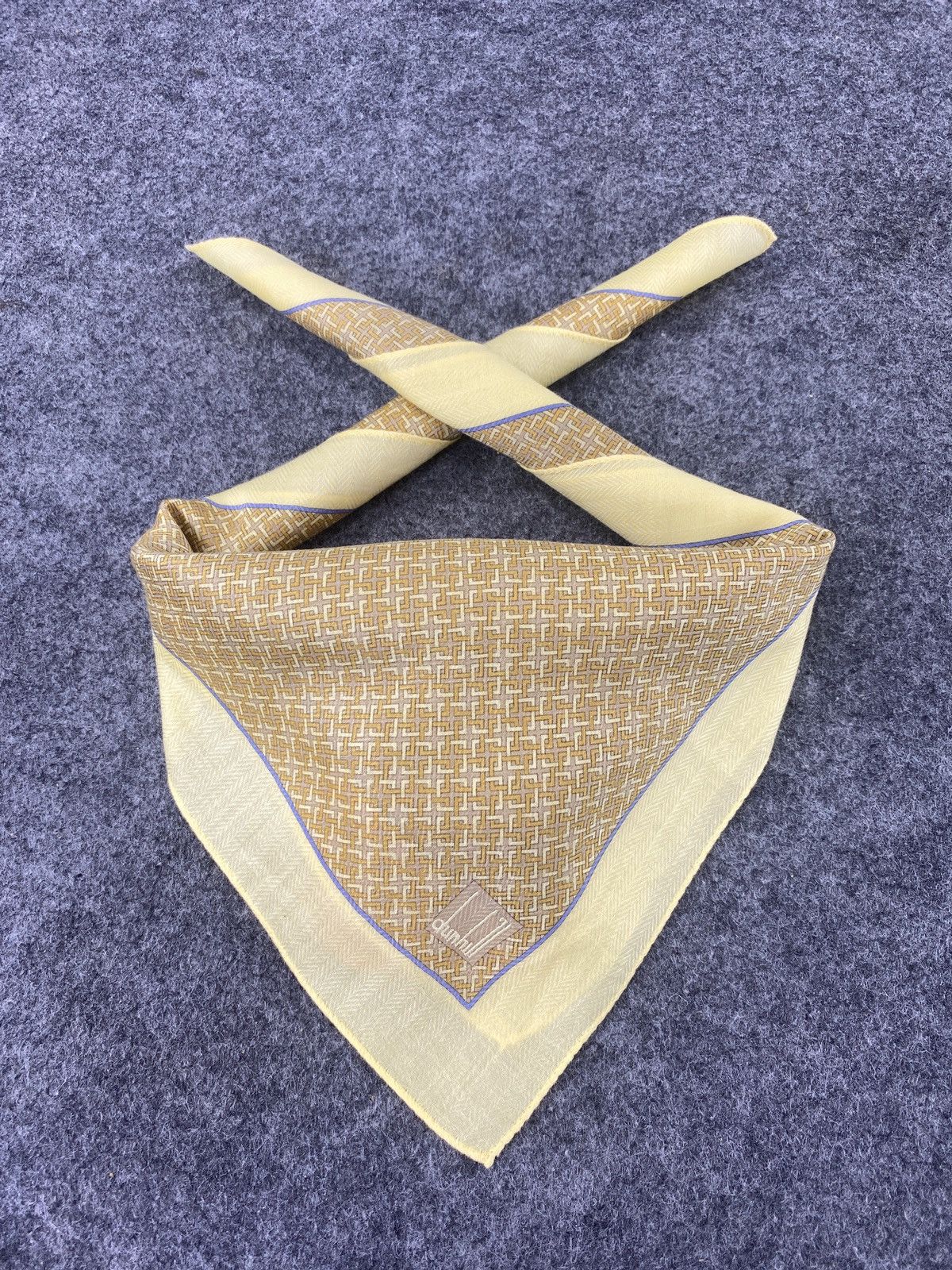Alfred Dunhill × Vintage Alfred Dunhill Handkerchief / Bandana / Neckerchief-B093 Size ONE SIZE - 2 Thumbnail
