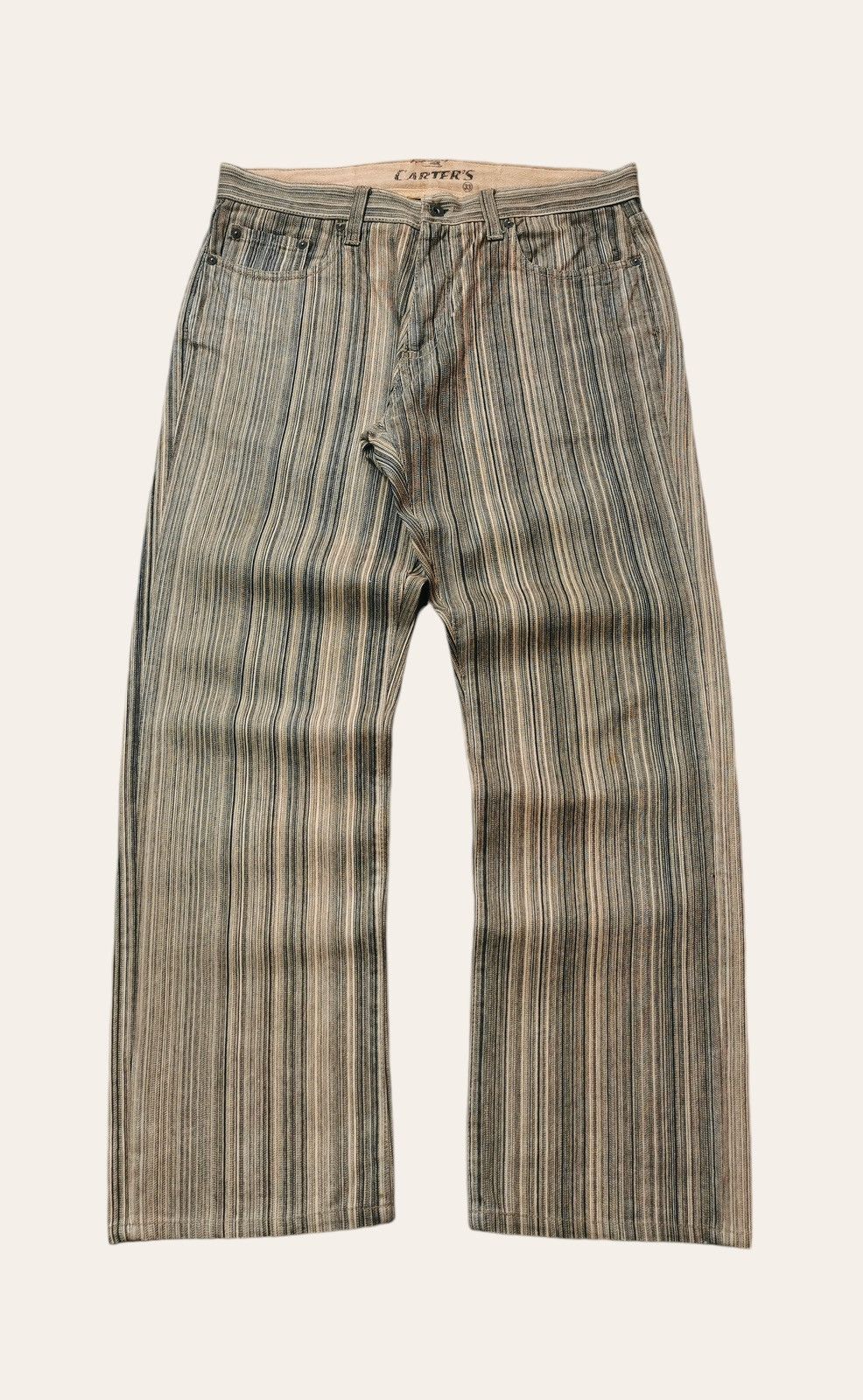 Carter's Carters Stripe Pants Size 33-34 x 39.5 Size US 34 / EU 50 - 1 Thumbnail