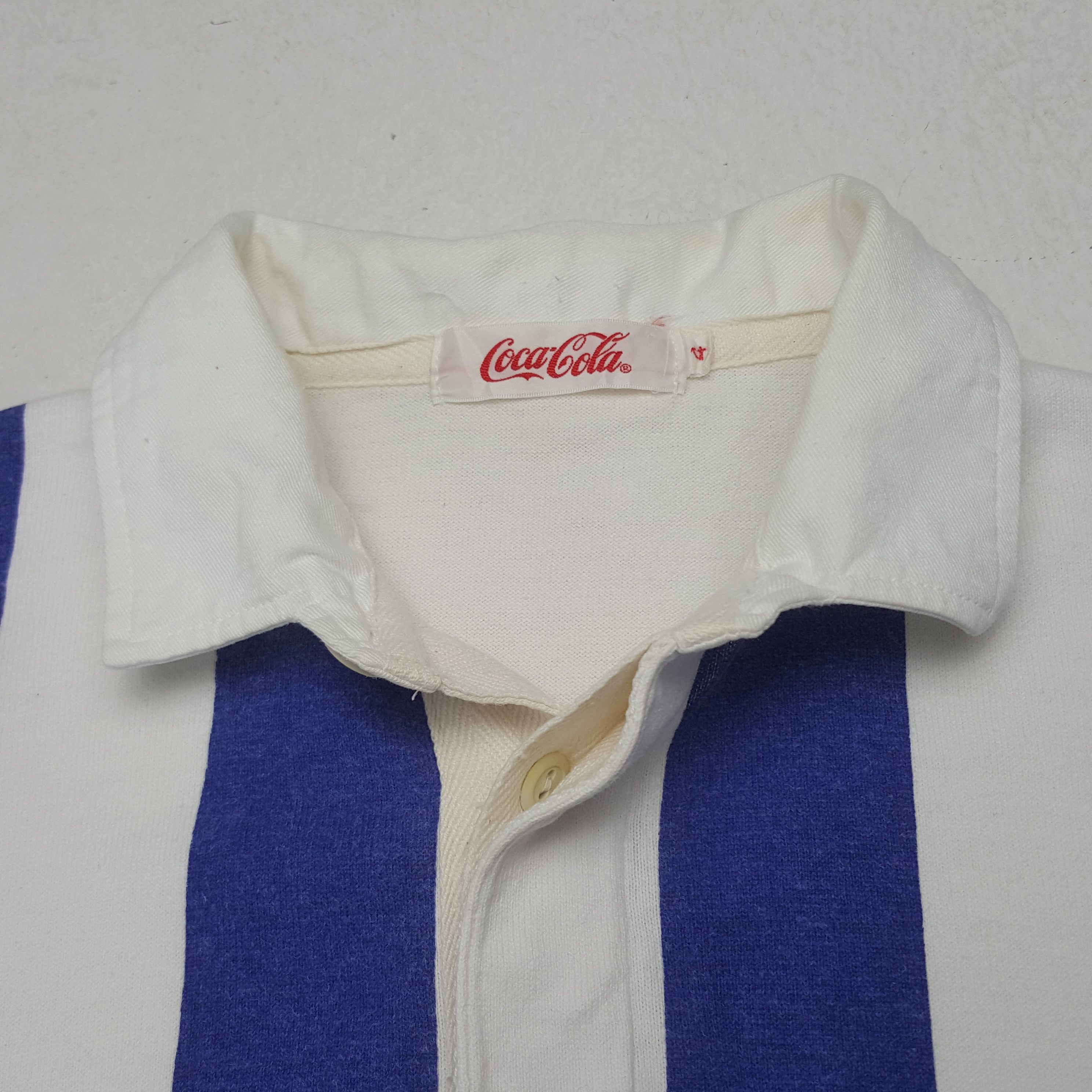 Coca Cola × Vintage Vintage Coca Cola Streetwear Fashion Polos Shirt Size US L / EU 52-54 / 3 - 4 Thumbnail