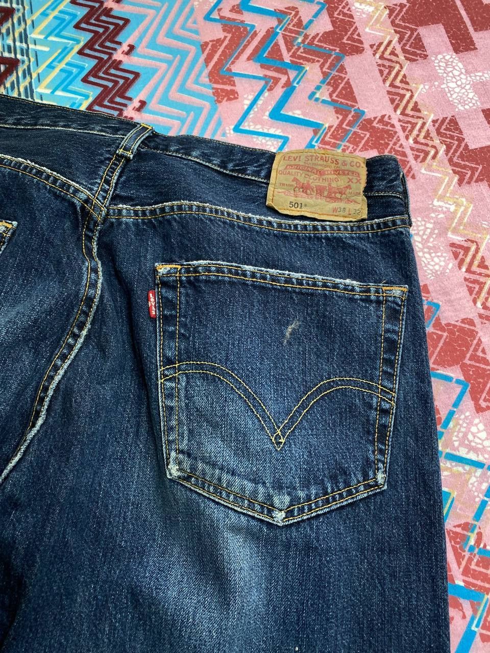 Levi's Levi's jeans 501 W38 vintage crazy Y2K streetwear Size US 38 / EU 54 - 19 Thumbnail