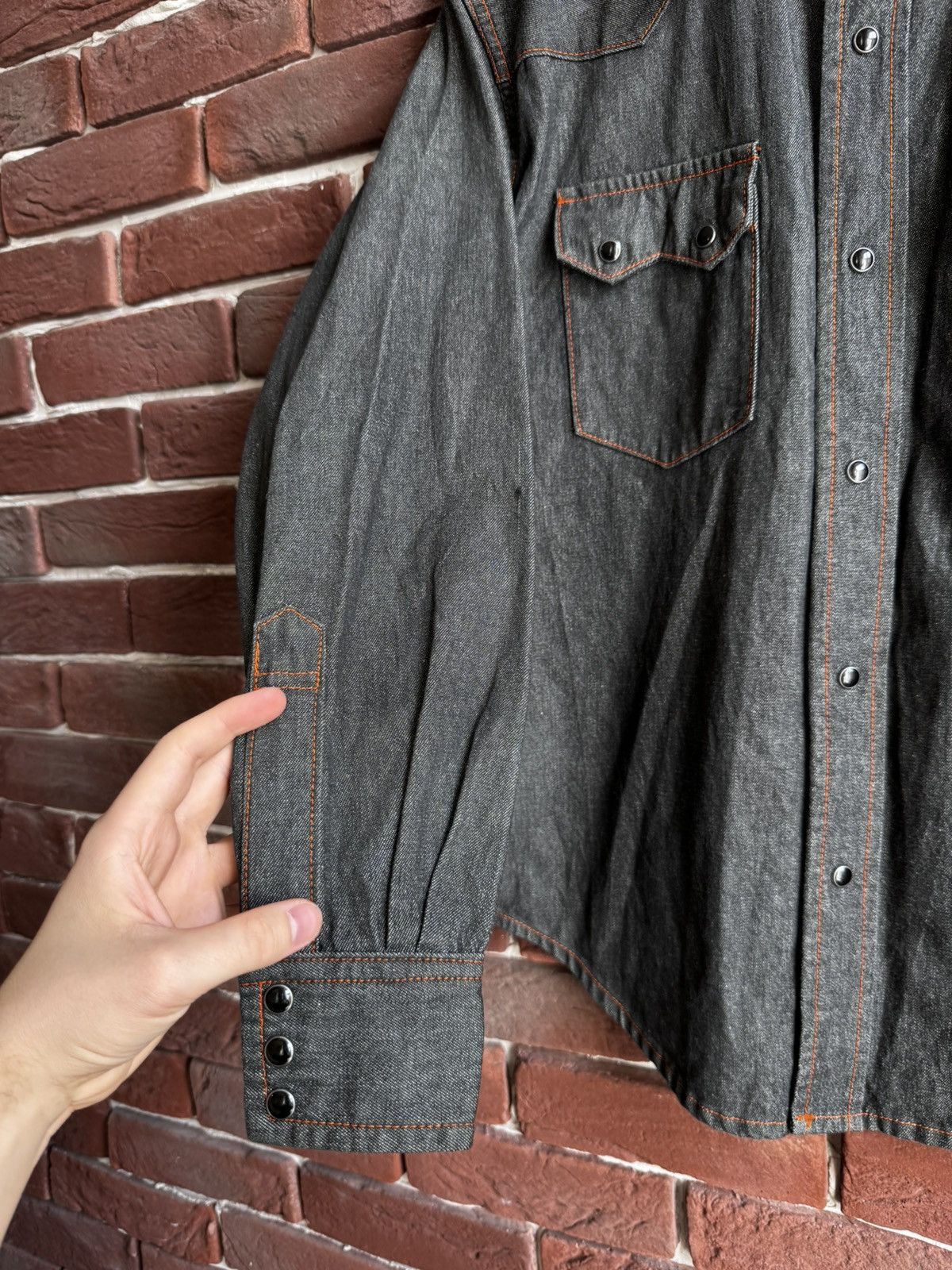 JUN MEN Rare Vintage Jun Men Japanese Designer Denim Button Shirt Size US M / EU 48-50 / 2 - 4 Thumbnail
