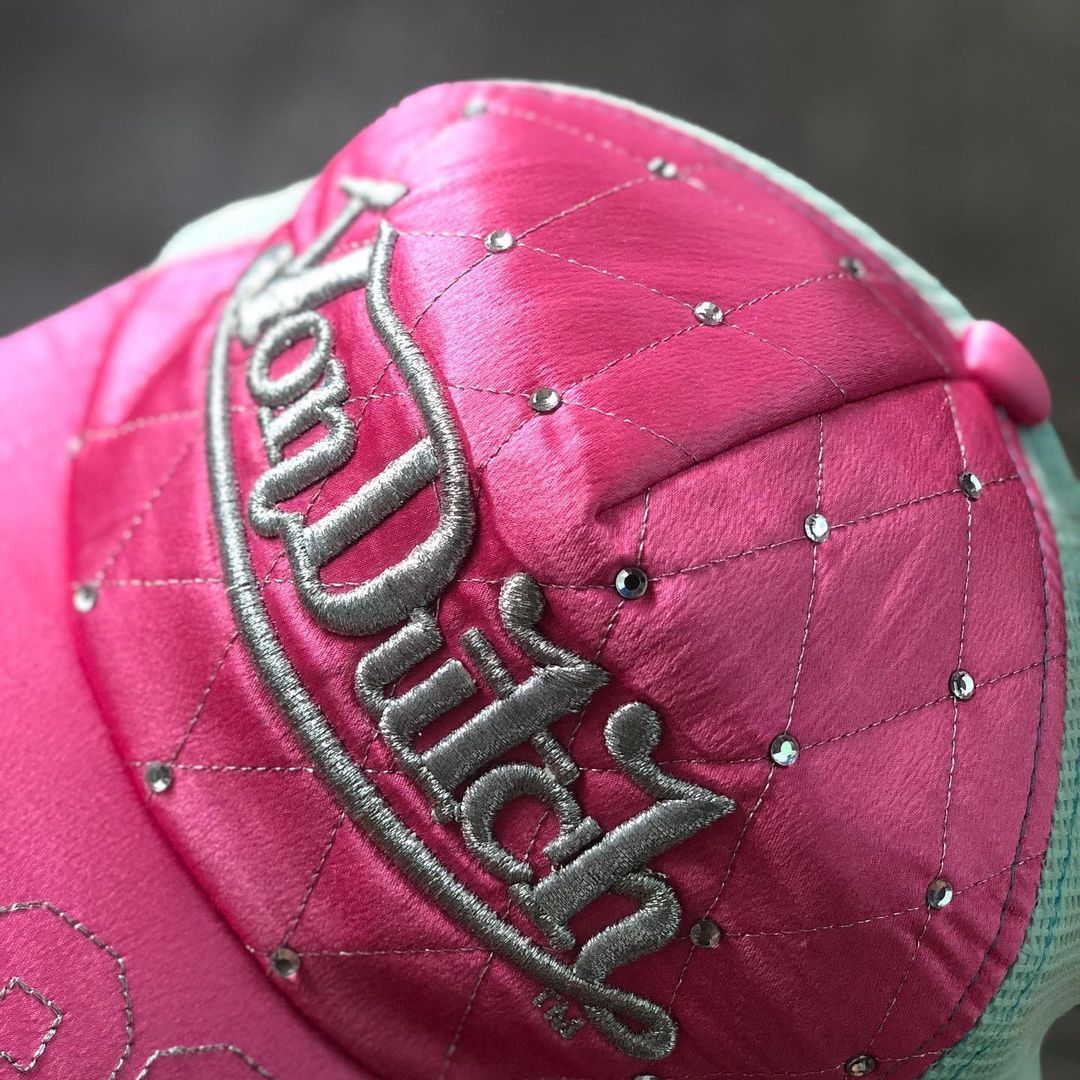 Vintage Vondutch Pink Y2K Trucker Hat Rare Design Size ONE SIZE - 4 Thumbnail