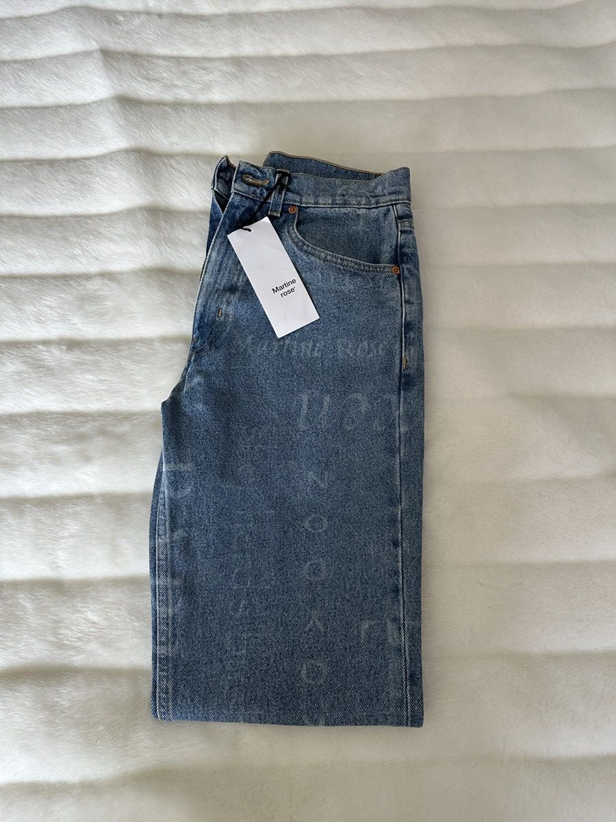 Martine Rose Martine Rose Blue Street Names Size 27" / US 4 / IT 40 - 3 Thumbnail